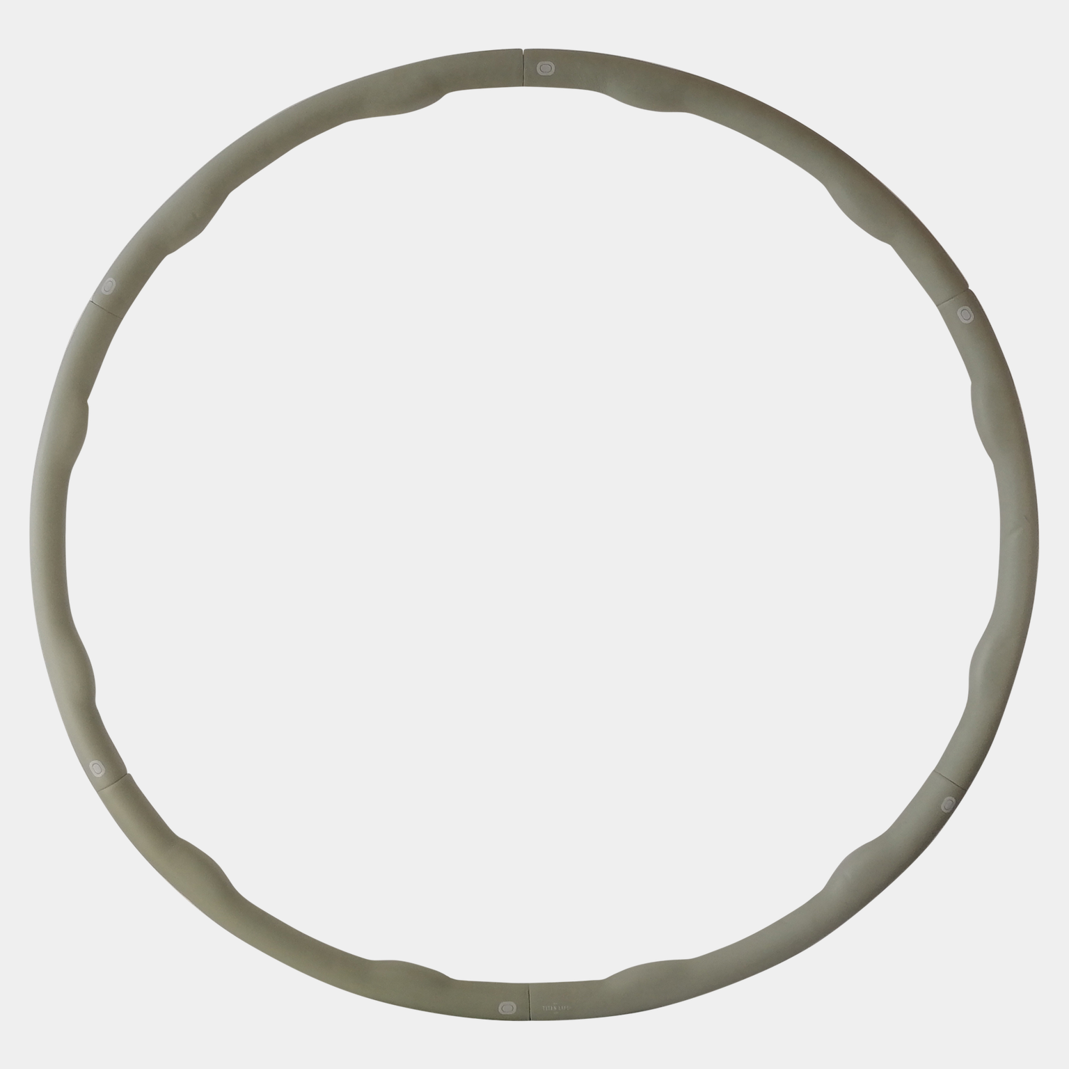 Obrotowy obręcz Hula Hoop 2,2 kg – zielony
