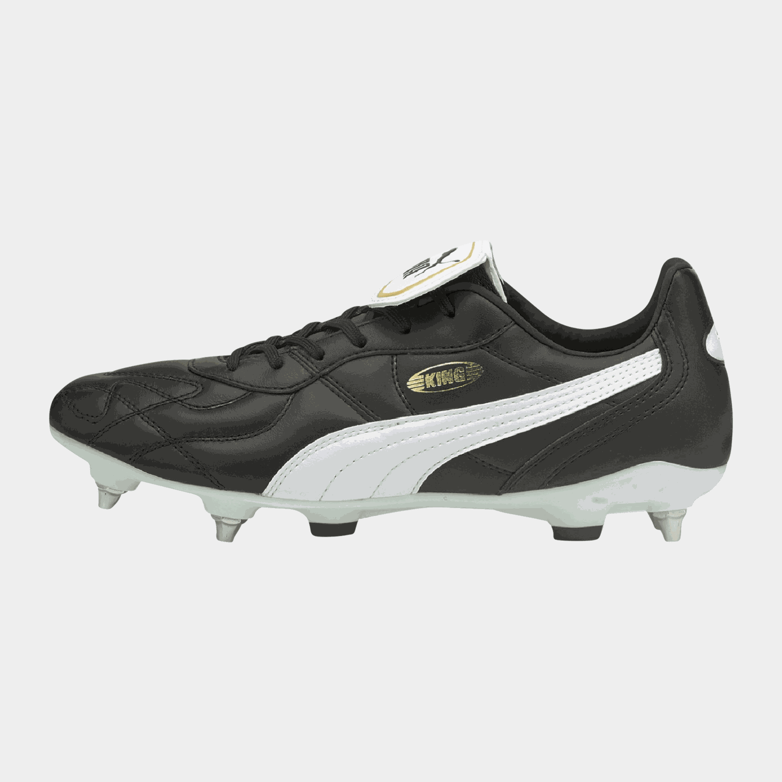 Chuteiras de futebol de grama artificial unissex King Cup SG - pretas