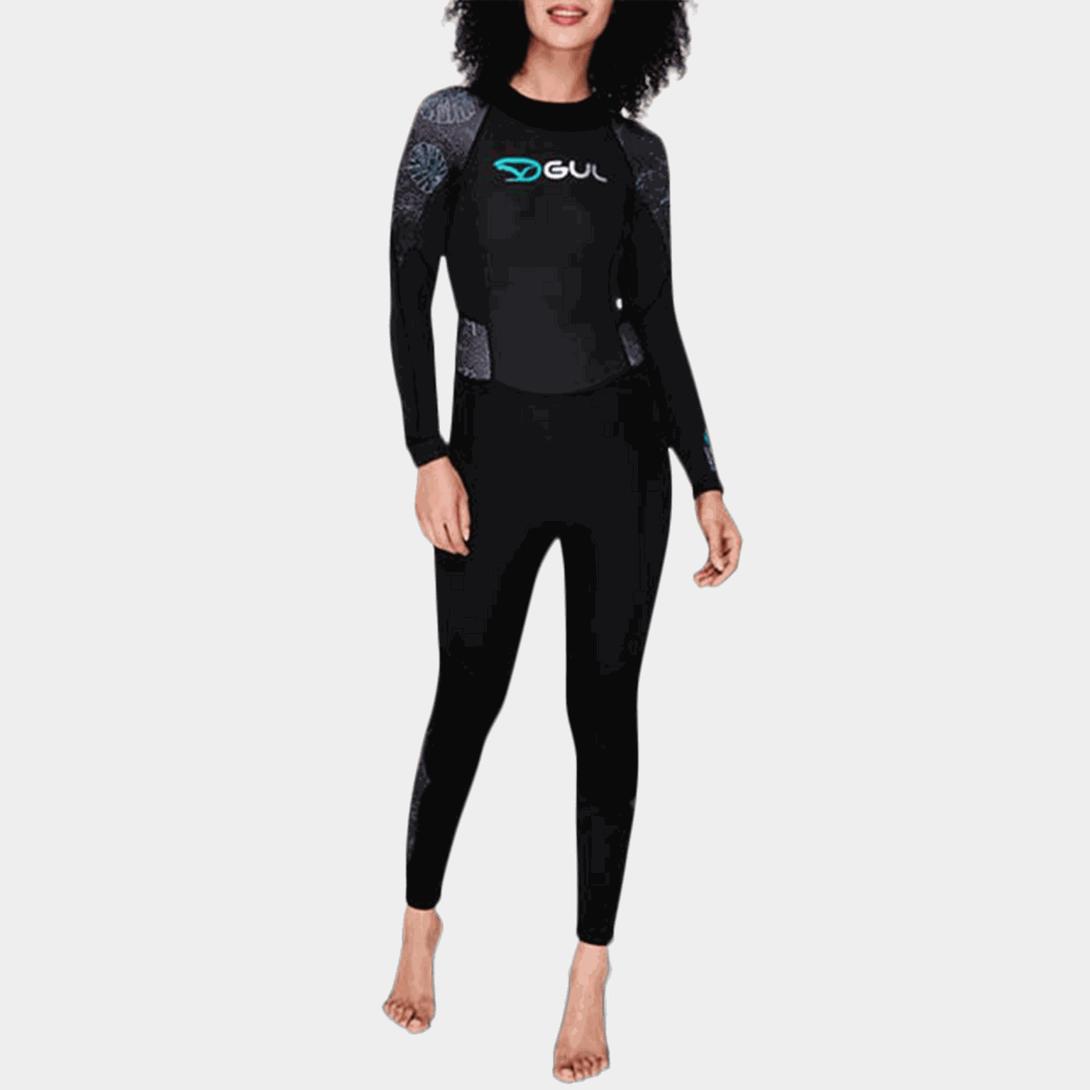  Contour neopreenpak voor dames, zwart