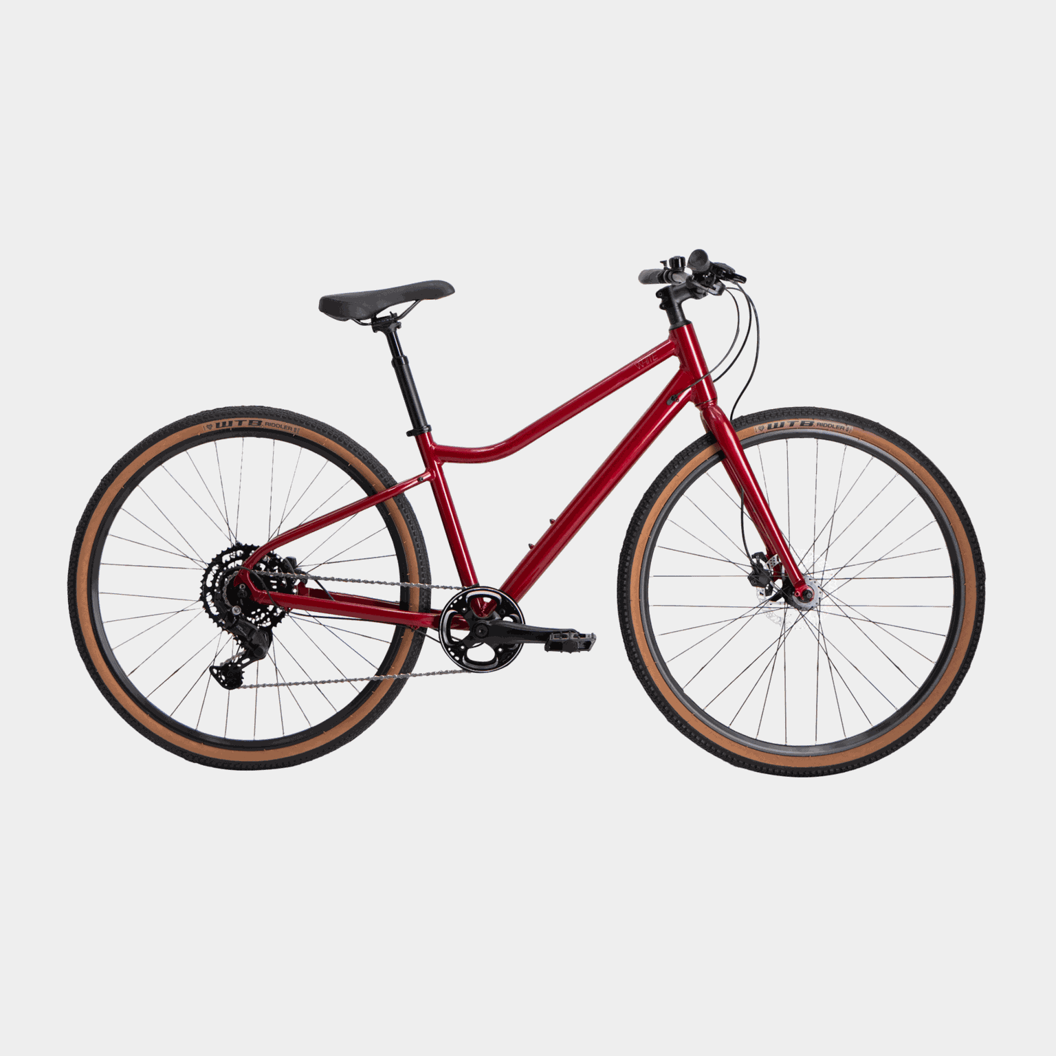  Rower hybrydowy męski AX+ SCARLET RED 25 – czerwony