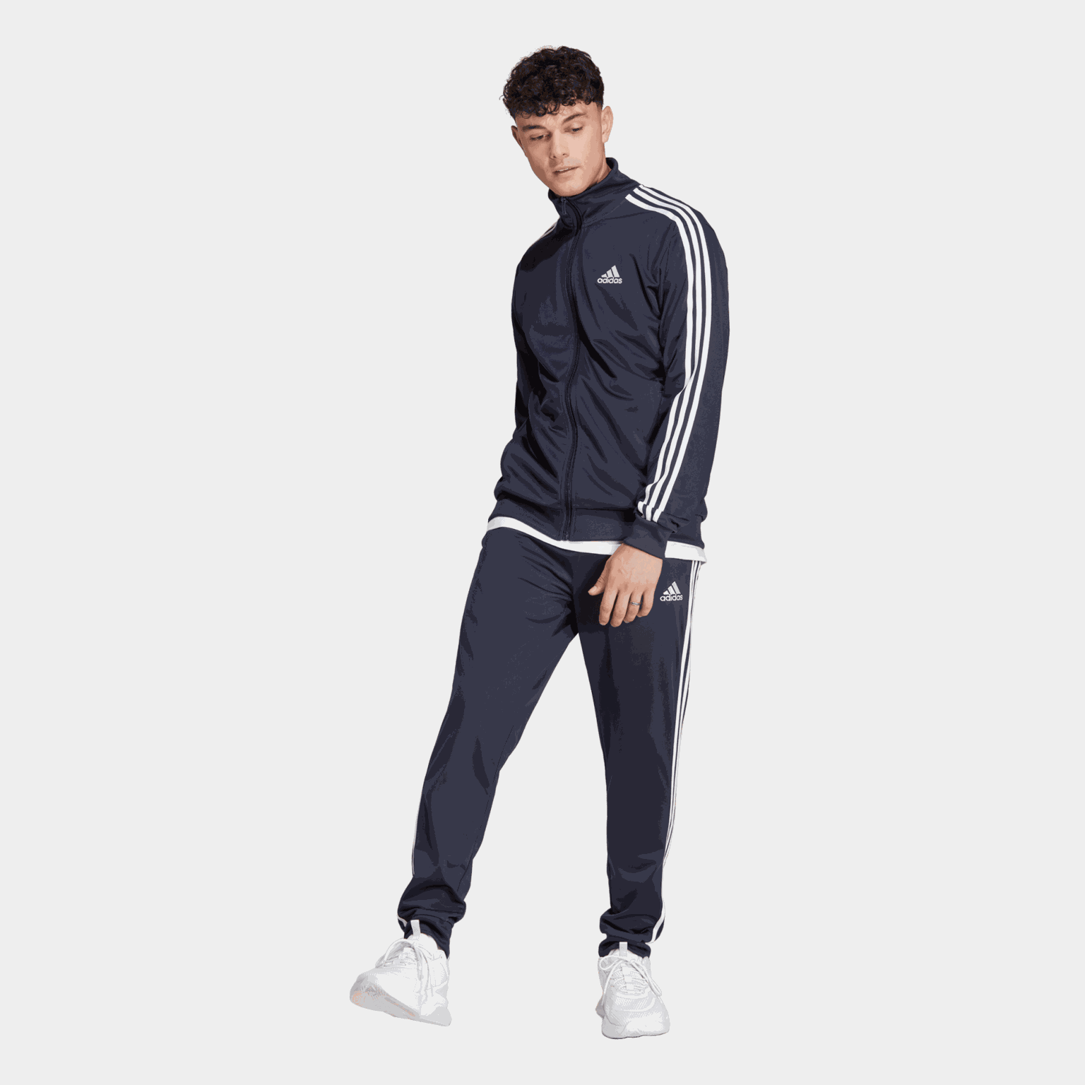 Basic 3-Stripes Tricot Tracksuit, herre