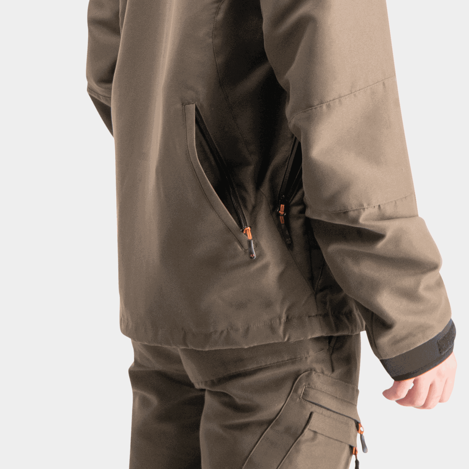  Veste de chasse couleur cuivre, veste de chasse verte