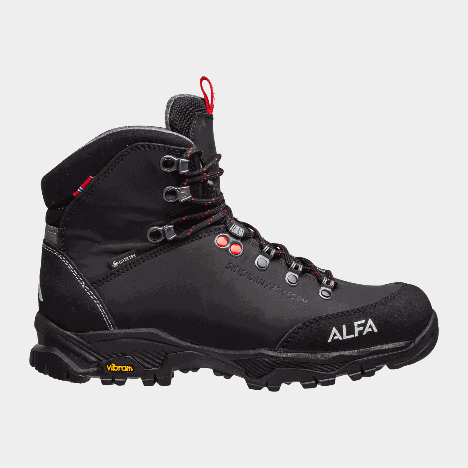 Synshorn Perf GTX, fjellstøvel, dame - Svart