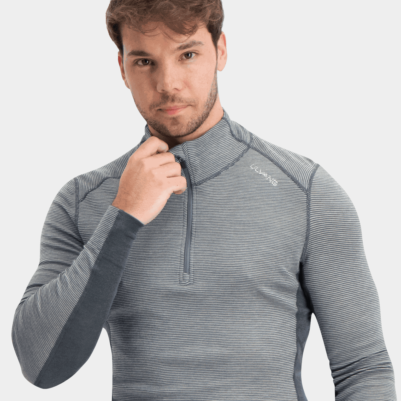  Pánské polo tričko Rav, 100% vlna, poloviční zip