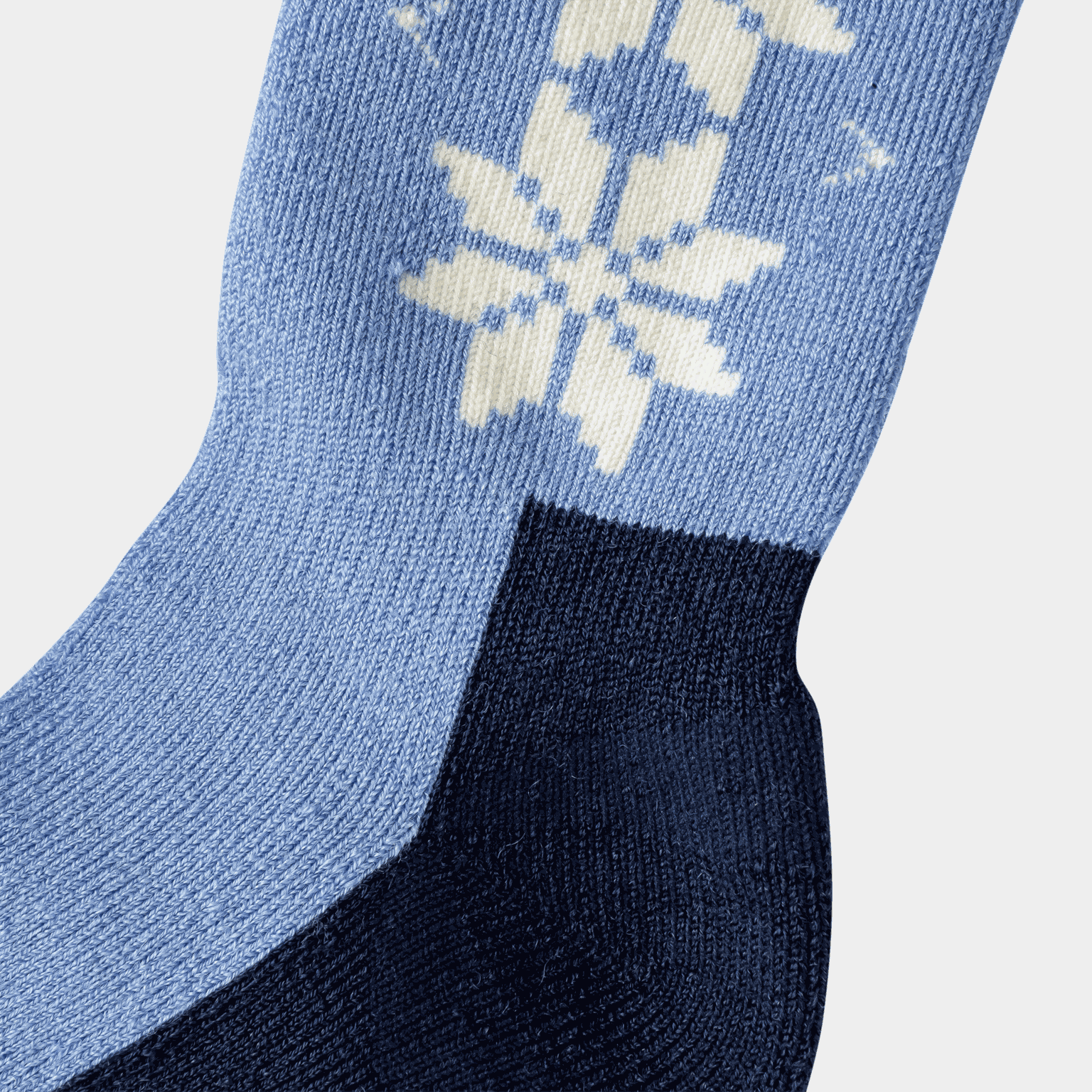  Pacote com 2 pares de meias de lã infantis KT.