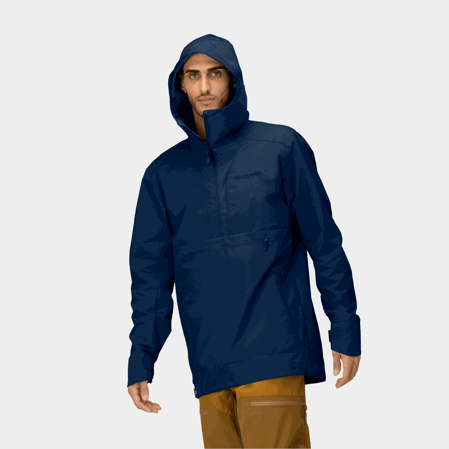 femund cotton Anorak, anorakk, herre - Mørk blå