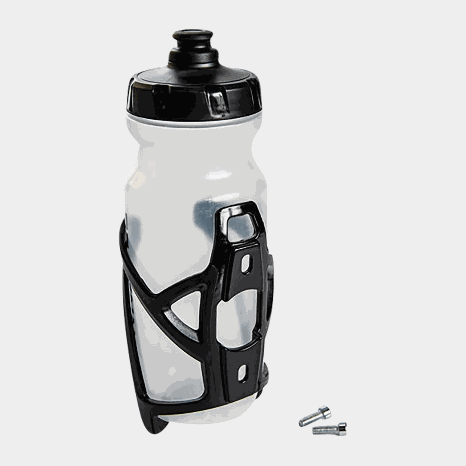  Pinnacle bidon met bidonhouder, fietsbidon, bidonhouder – zwart