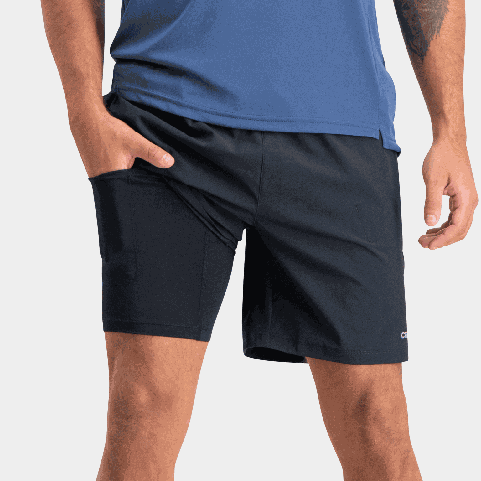 ADV Charge Shorts 2-IN-1 2, treningsshorts, herre - Svart
