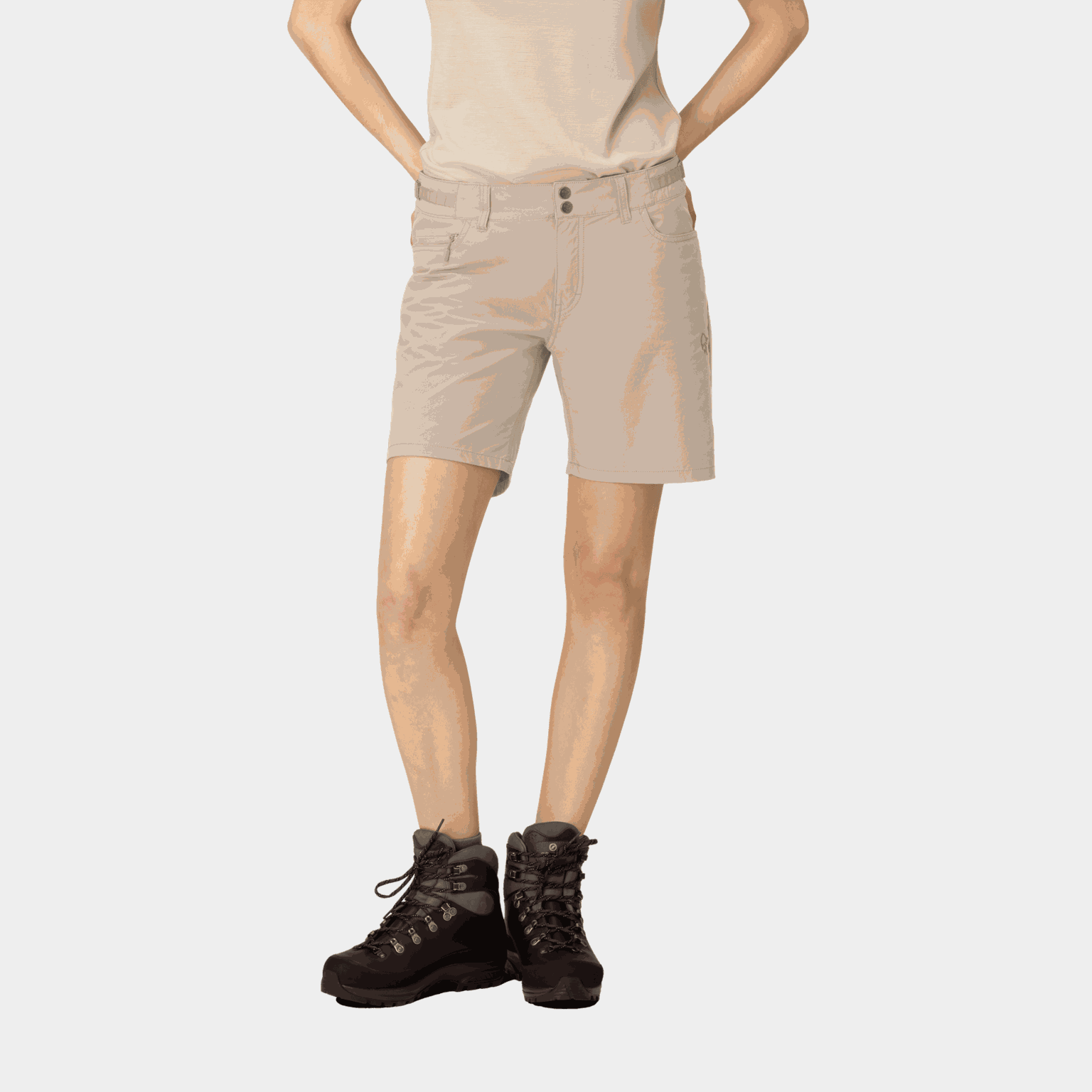  Short en coton Femund, short de randonnée, femme