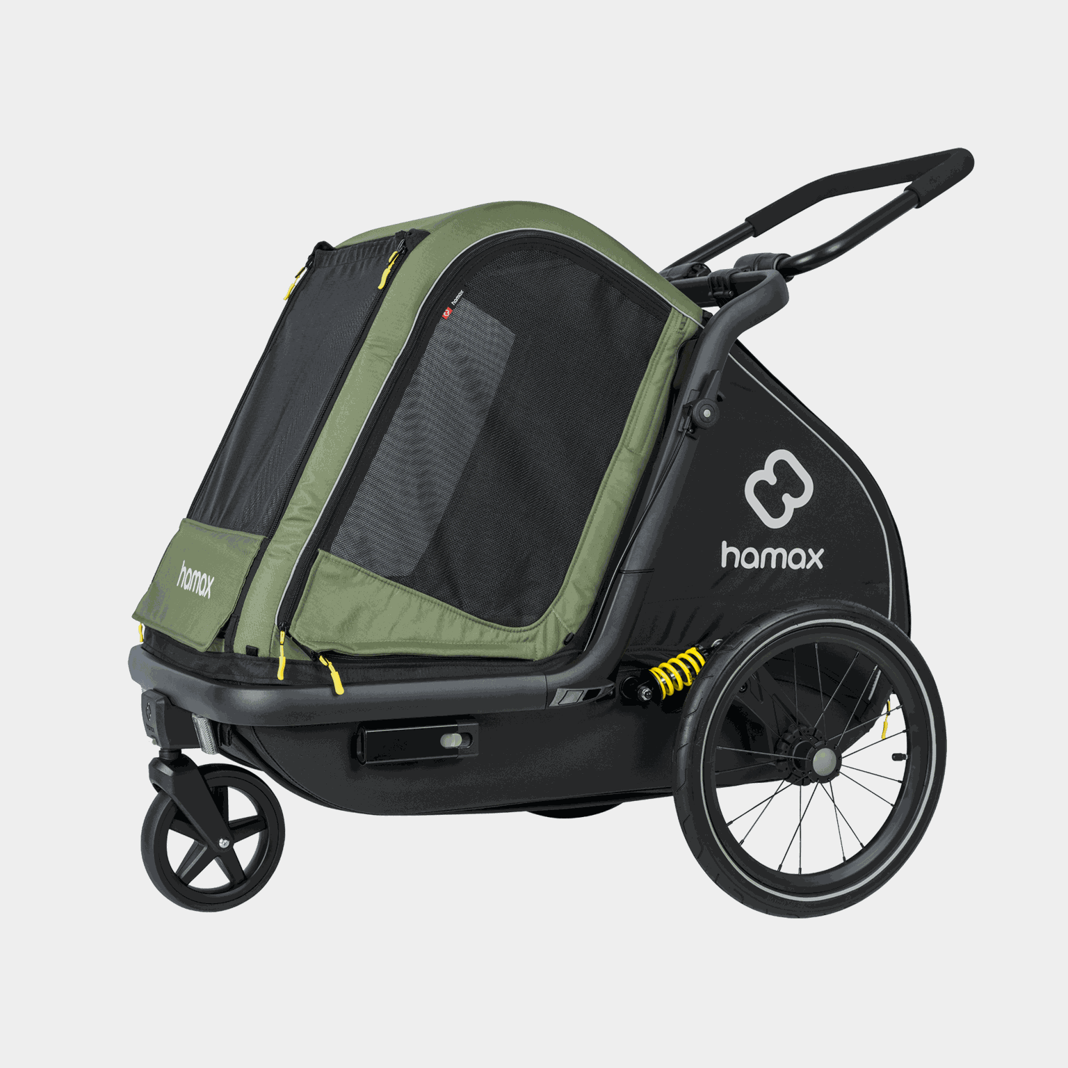  Wózek dziecięcy Pluto Medium Dog – zielony