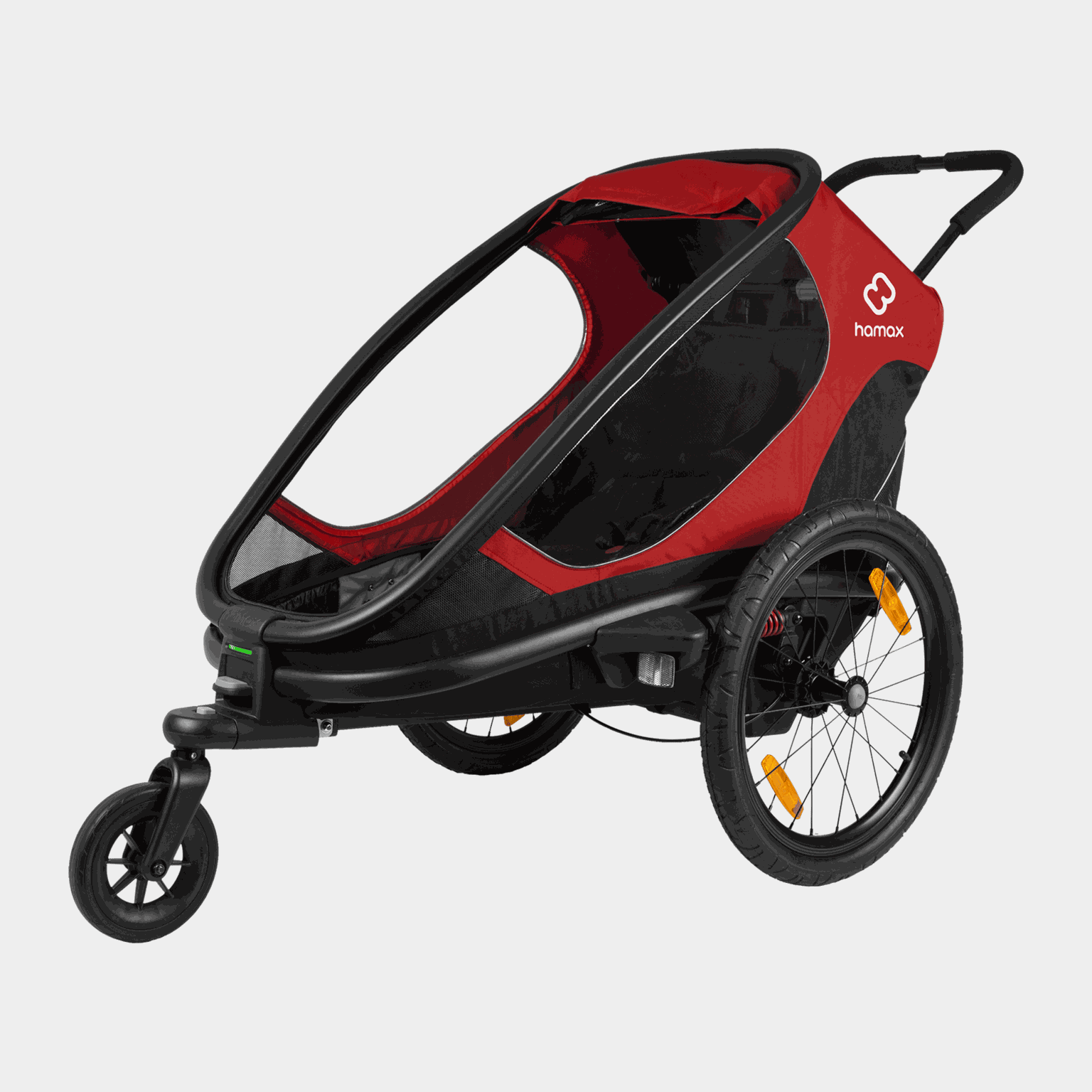 Przyczepka rowerowa Outback – czerwona