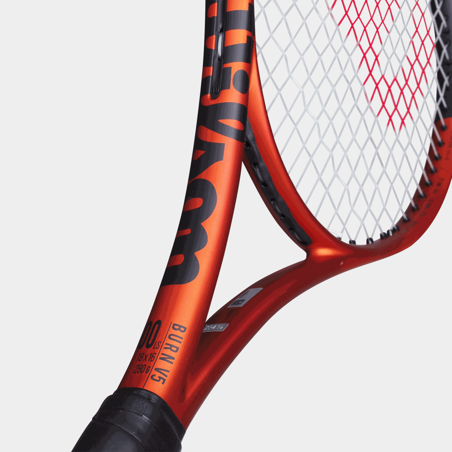 Burn 100Ls V5.0, tennisracket for aktive spillere, unisex - Svart