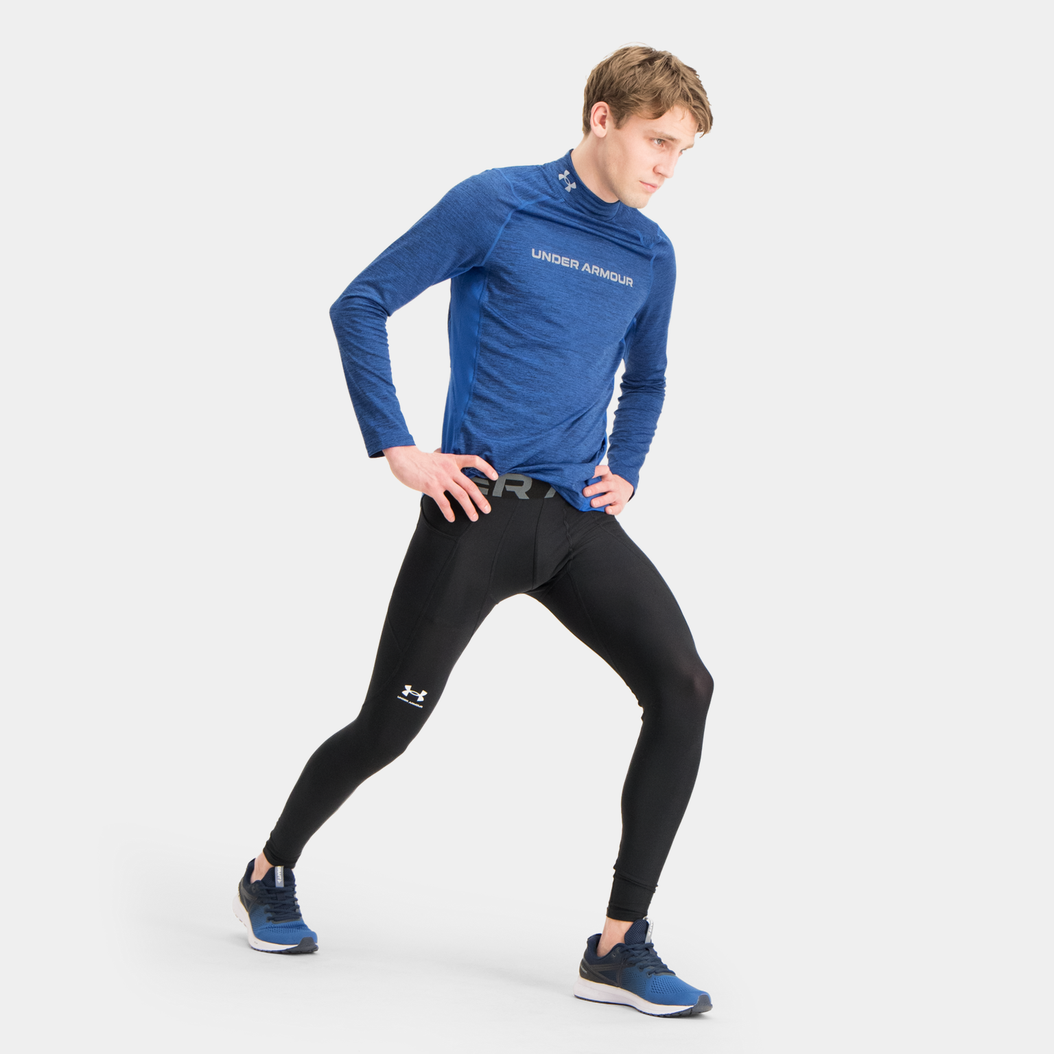 HeatGear Armour Leggings, treningstights, herre - Svart