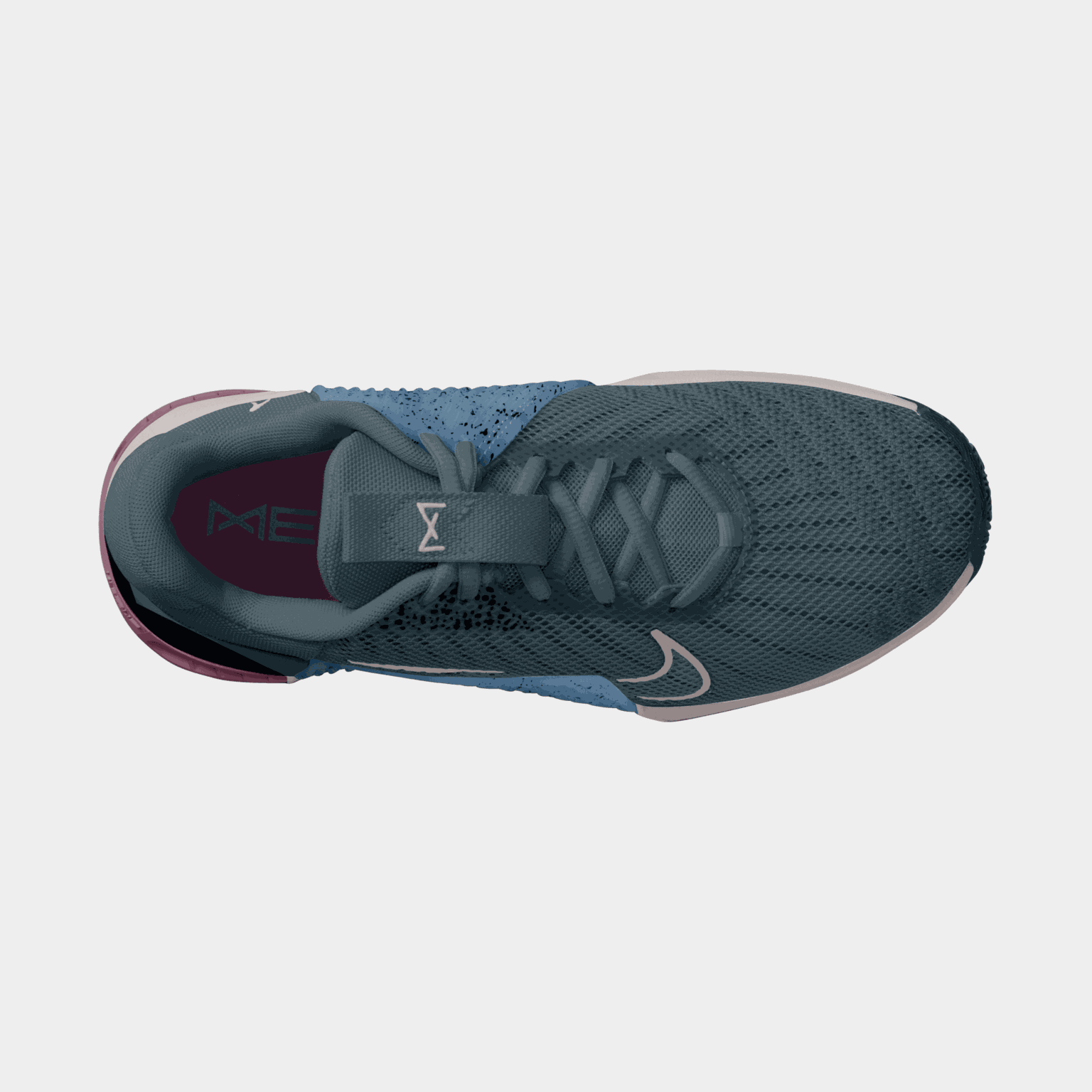  Tênis de corrida feminino Nike Metcon 9 - Azul escuro