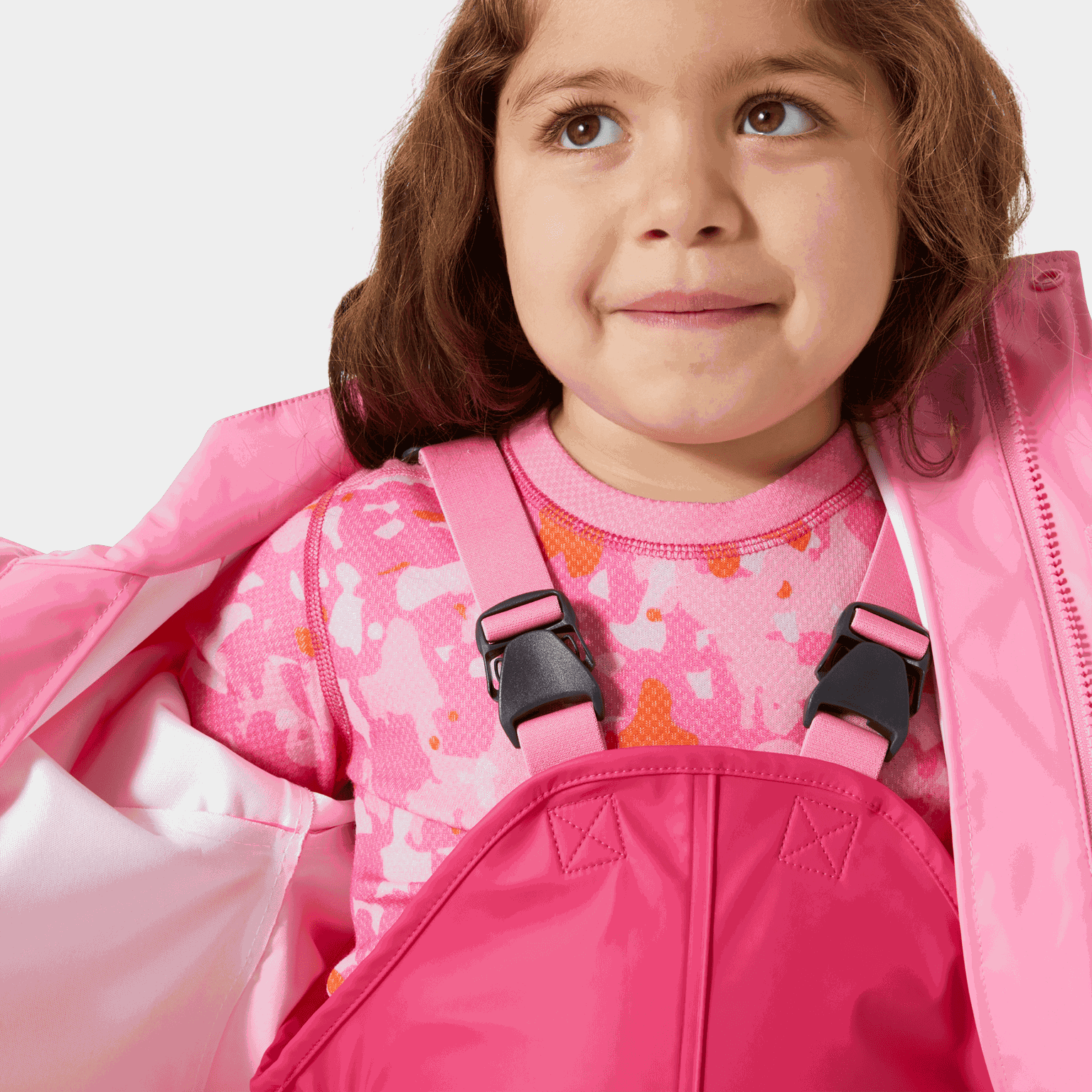  Ensemble de pluie Bergen PU Rainset 2.0 pour enfants – Rose