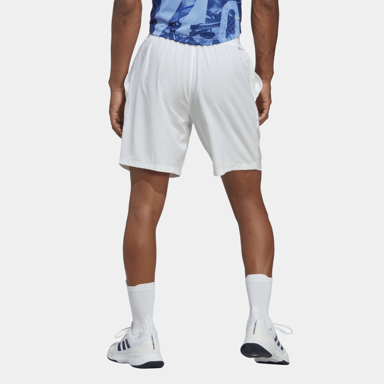 Club Stretch Woven Shorts, tennisshorts, treningsshorts, herre - Hvit