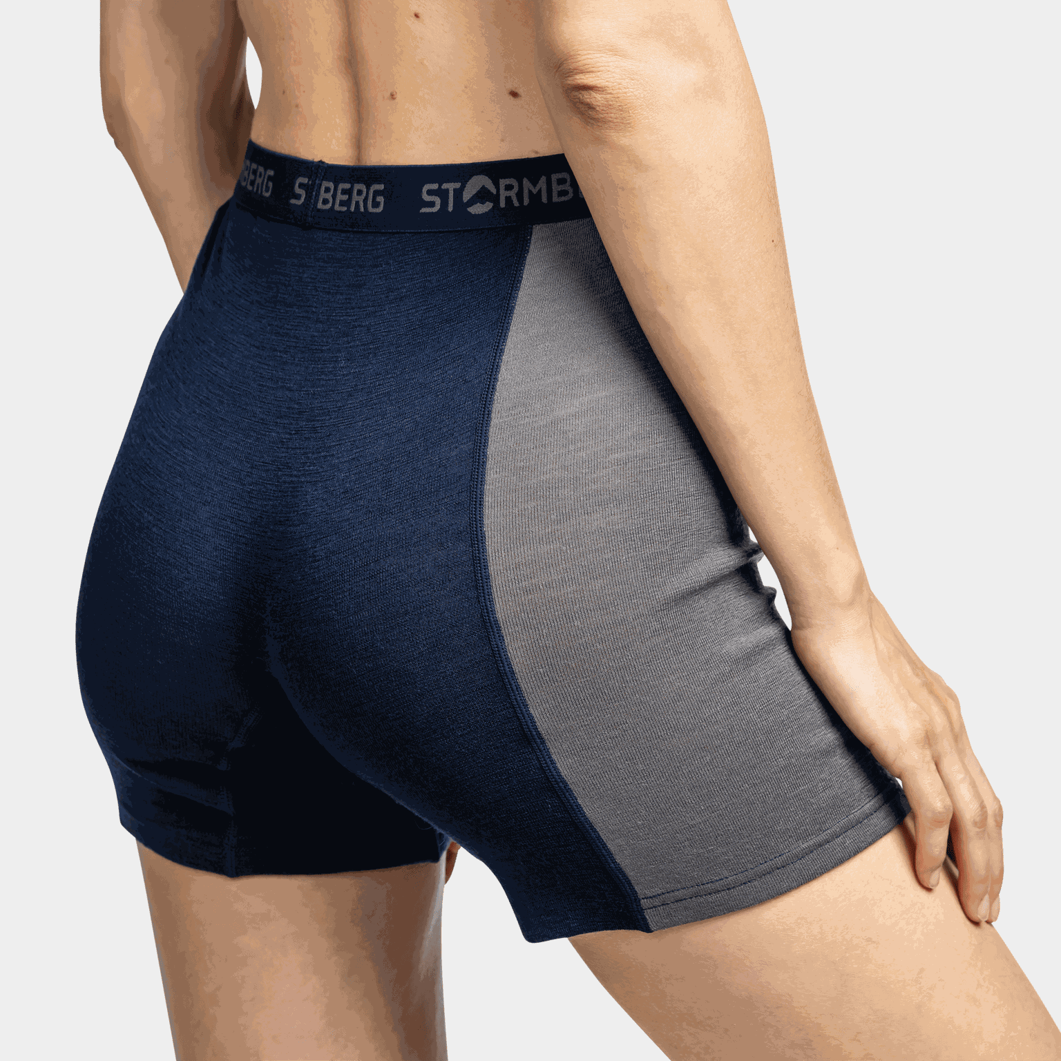  Kebnekaise wollen boxershorts voor dames – donkerblauw