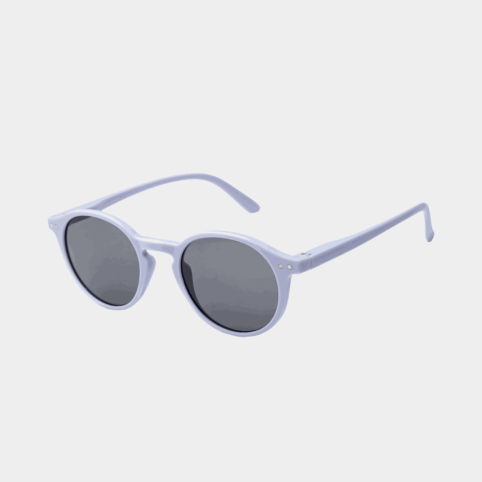 Óculos de sol Waye Kids 005, armação fosca lilás claro e lentes coloridas, categoria 3, óculos de sol infantis - roxo