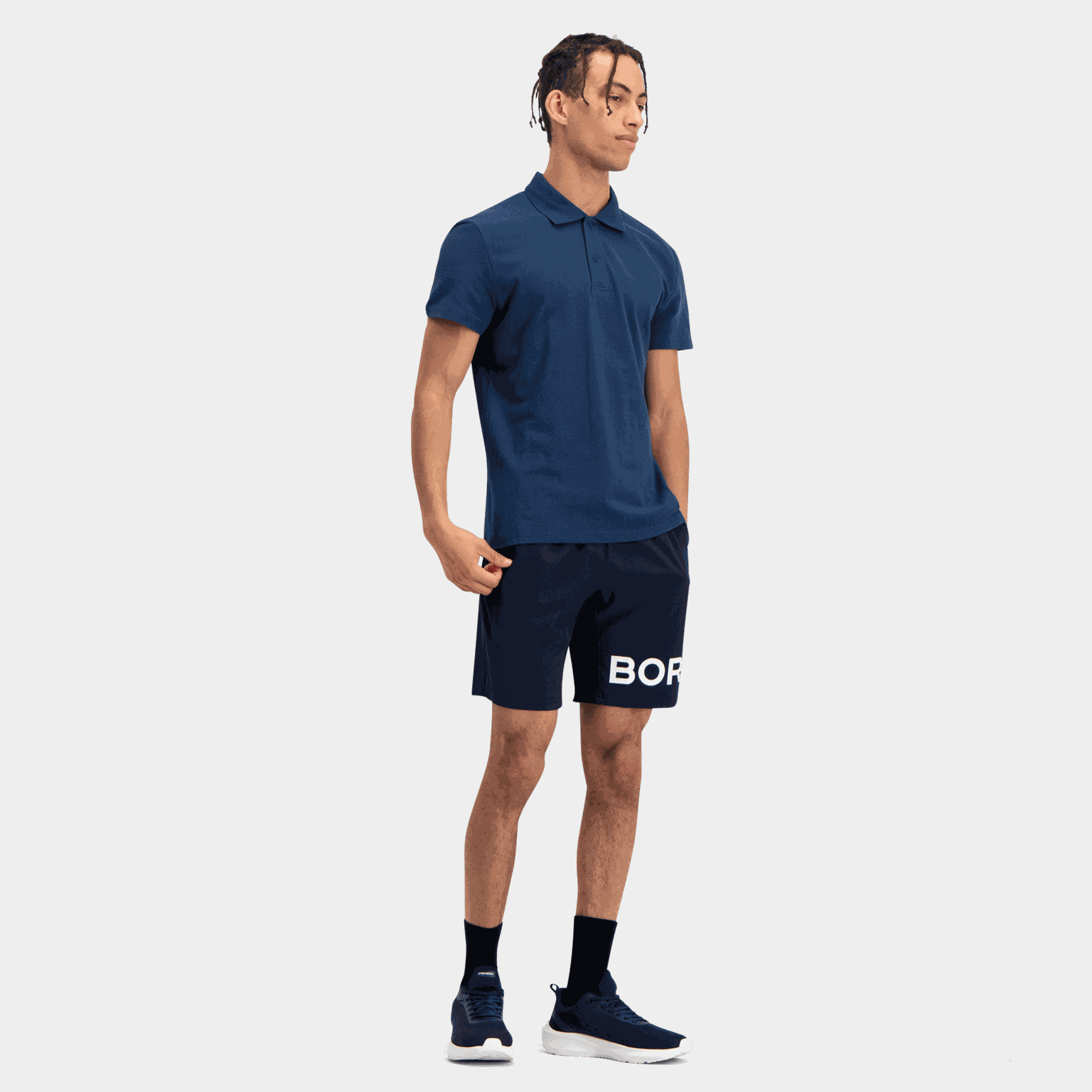Borg Shorts, treningsshorts, herre - Mørk blå