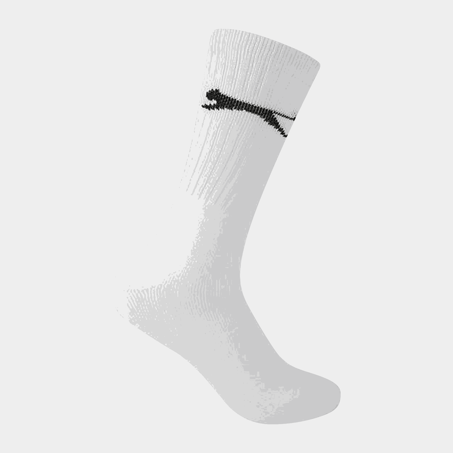 5Pk Crew Sock, sokker, herre - Hvit