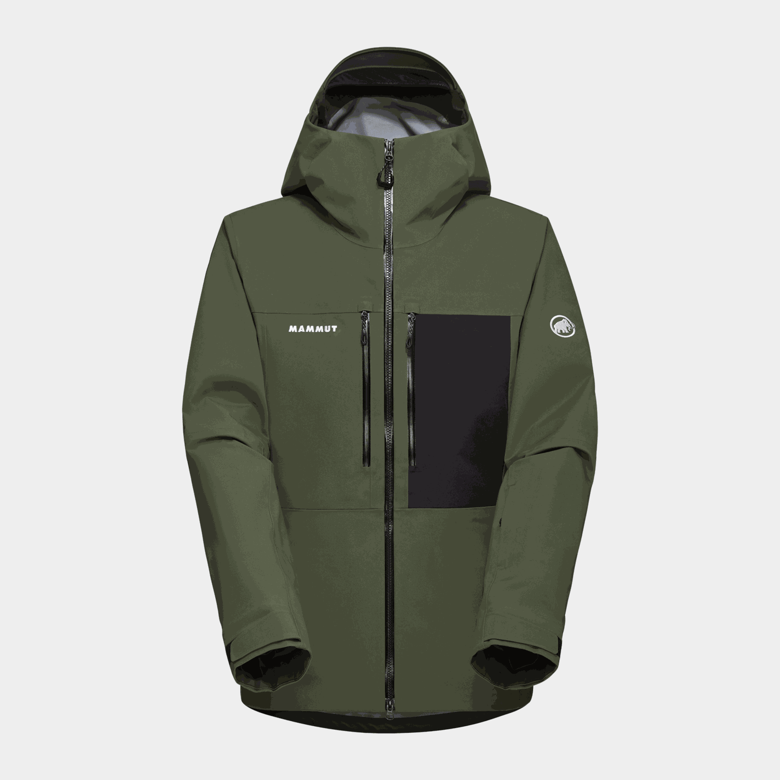  Lyžařská bunda Stoney HS Alpine s kapucí, velikost M (24/25), pánská - černá
