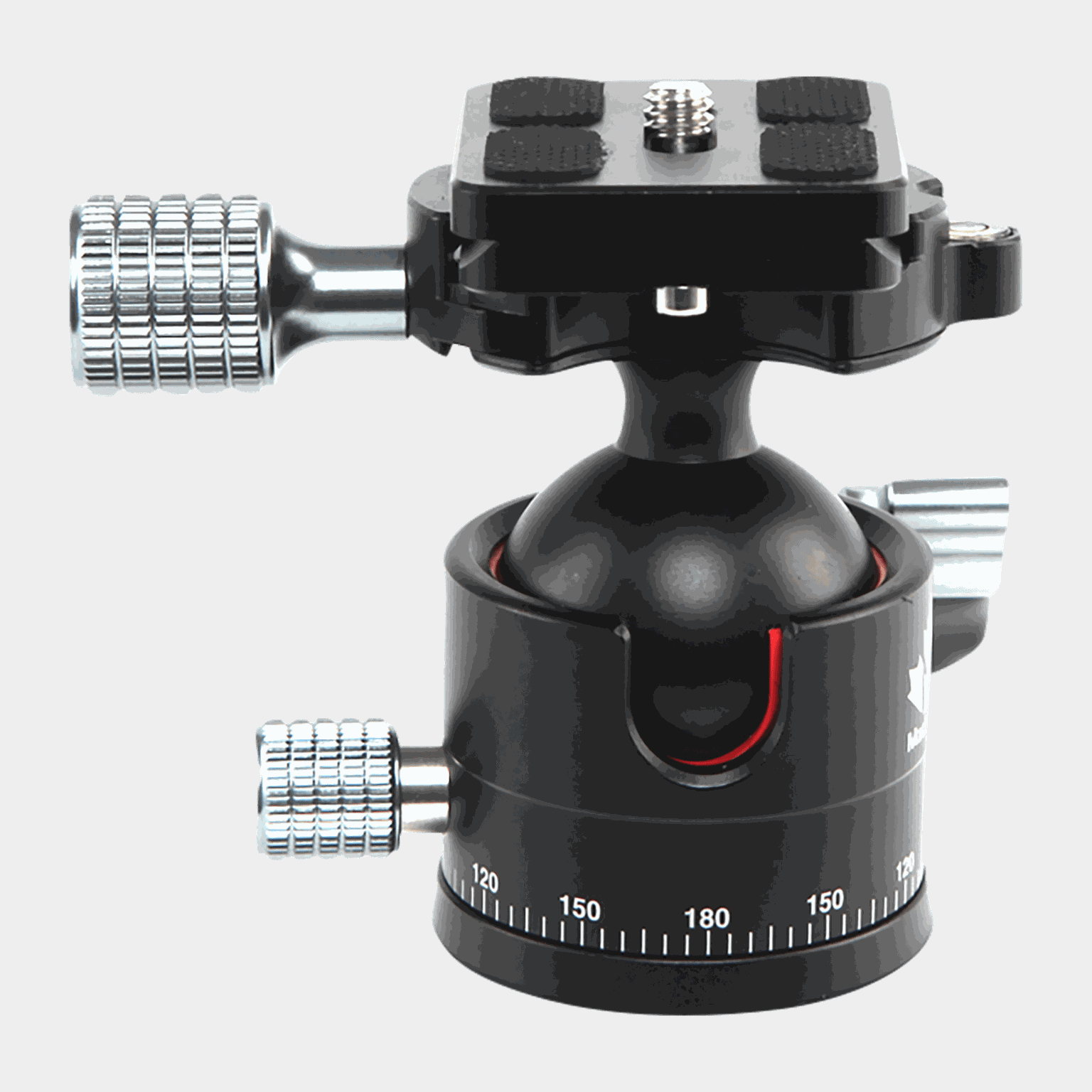 Testa a sfera per armi/fotocamere, 10 kg, nera