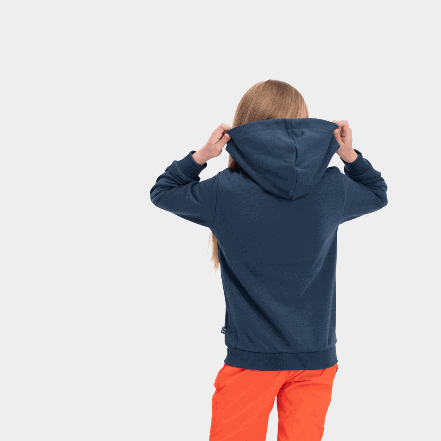 Dětský svetr ESS Small Logo FZ TR – modrý