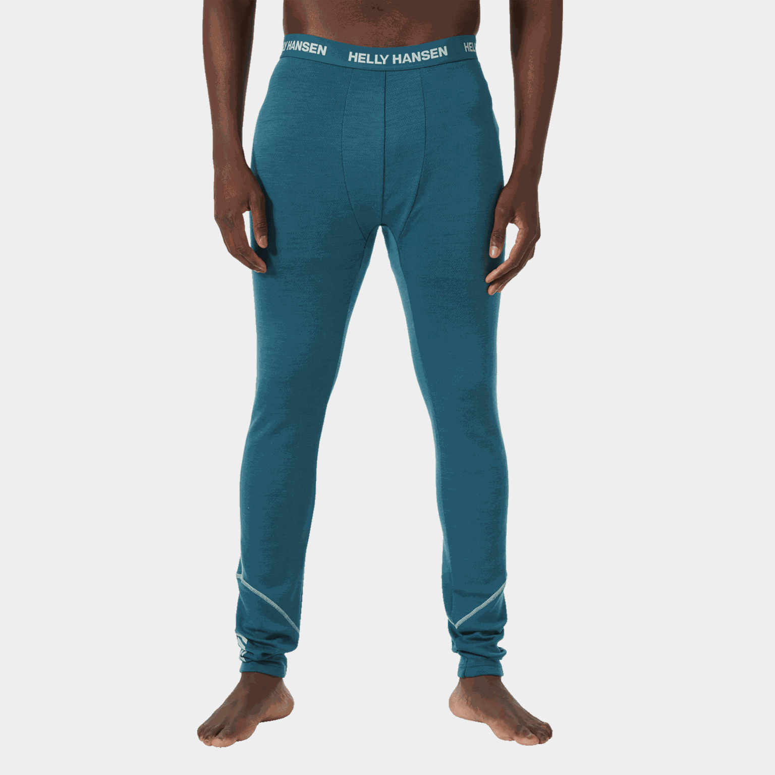  Pantaloni lunghi da uomo LIFA in lana merino di peso medio - Verde scuro