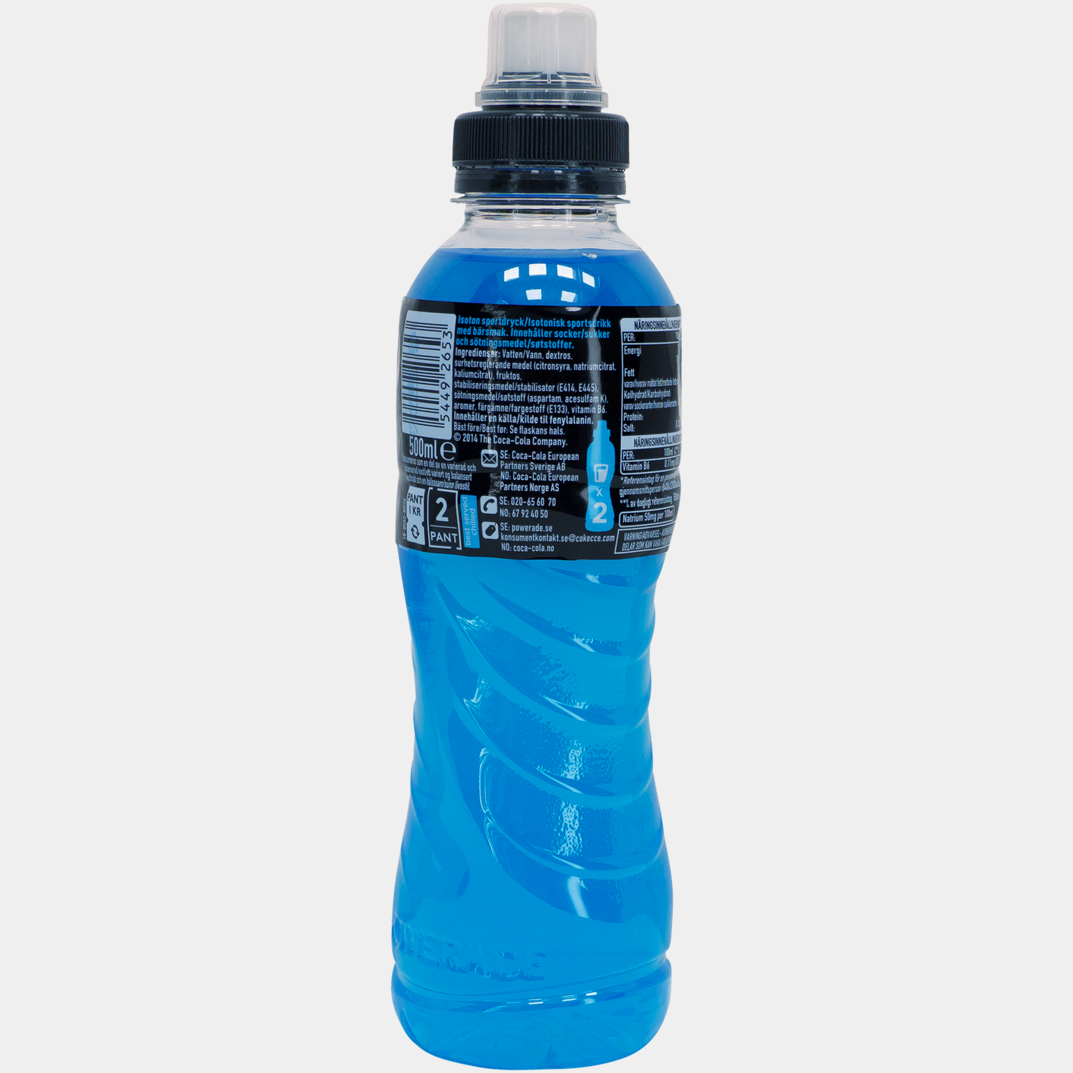  Powerade 0,5 l, napój energetyczny