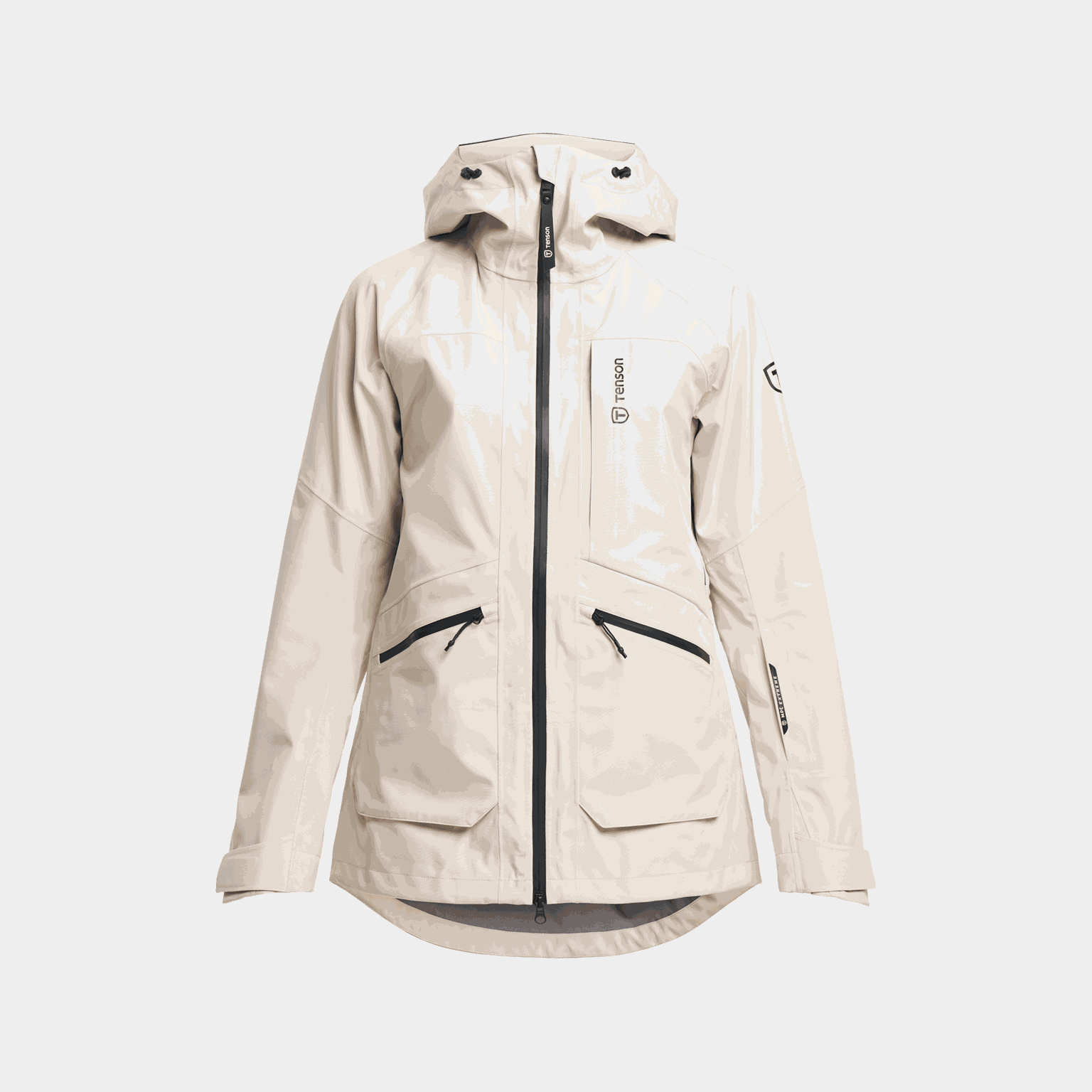 Alpine Jacket Teton Shell 24/25, ski- og snowboardjakke, dame - Brun