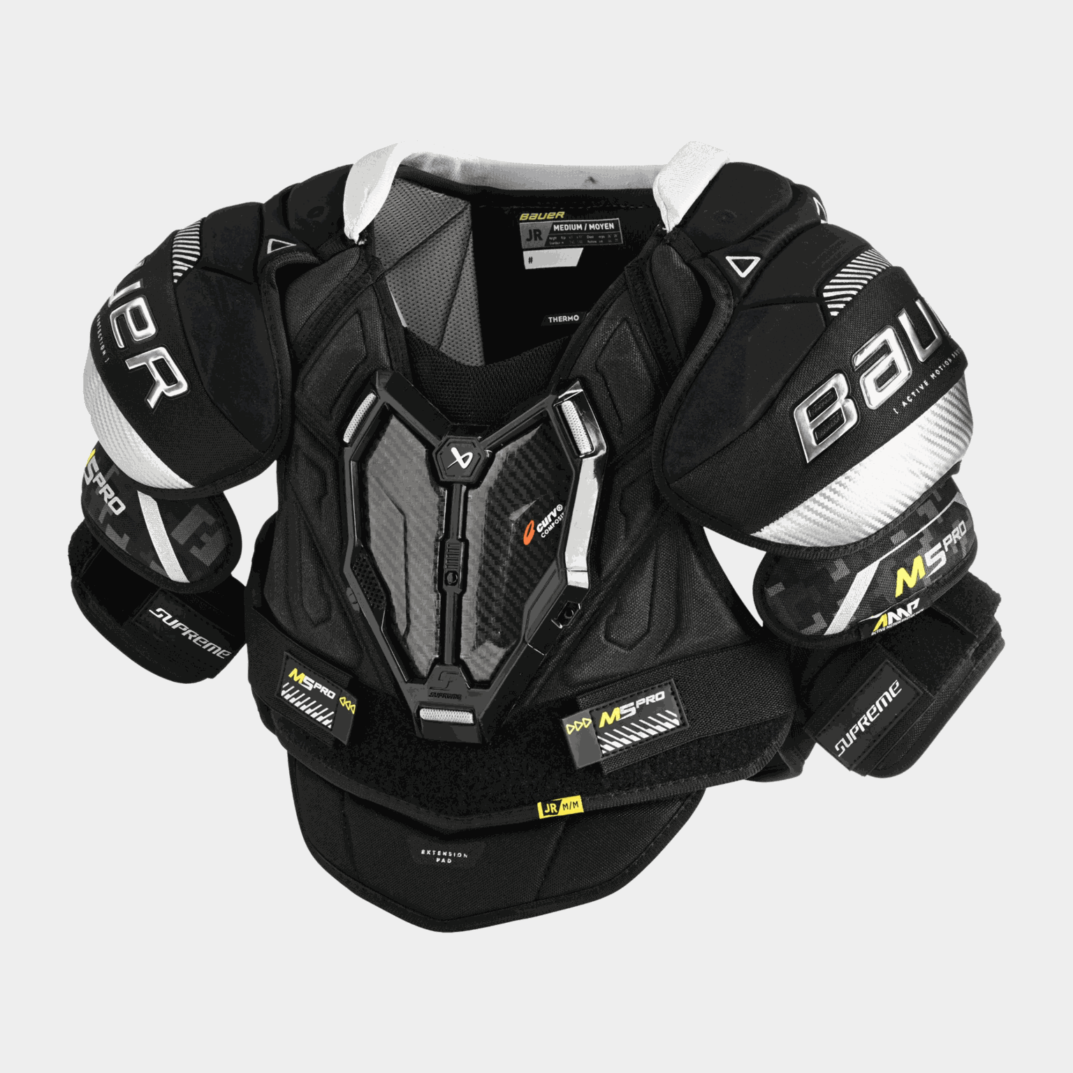  Nakładki na ramiona S23 Supreme M5 Pro 23/24, rozmiar juniorski – czarne