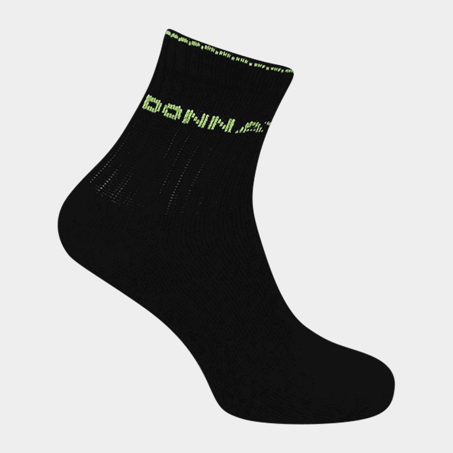 Pacote com 10 pares de meias infantis, tamanho 1/4.