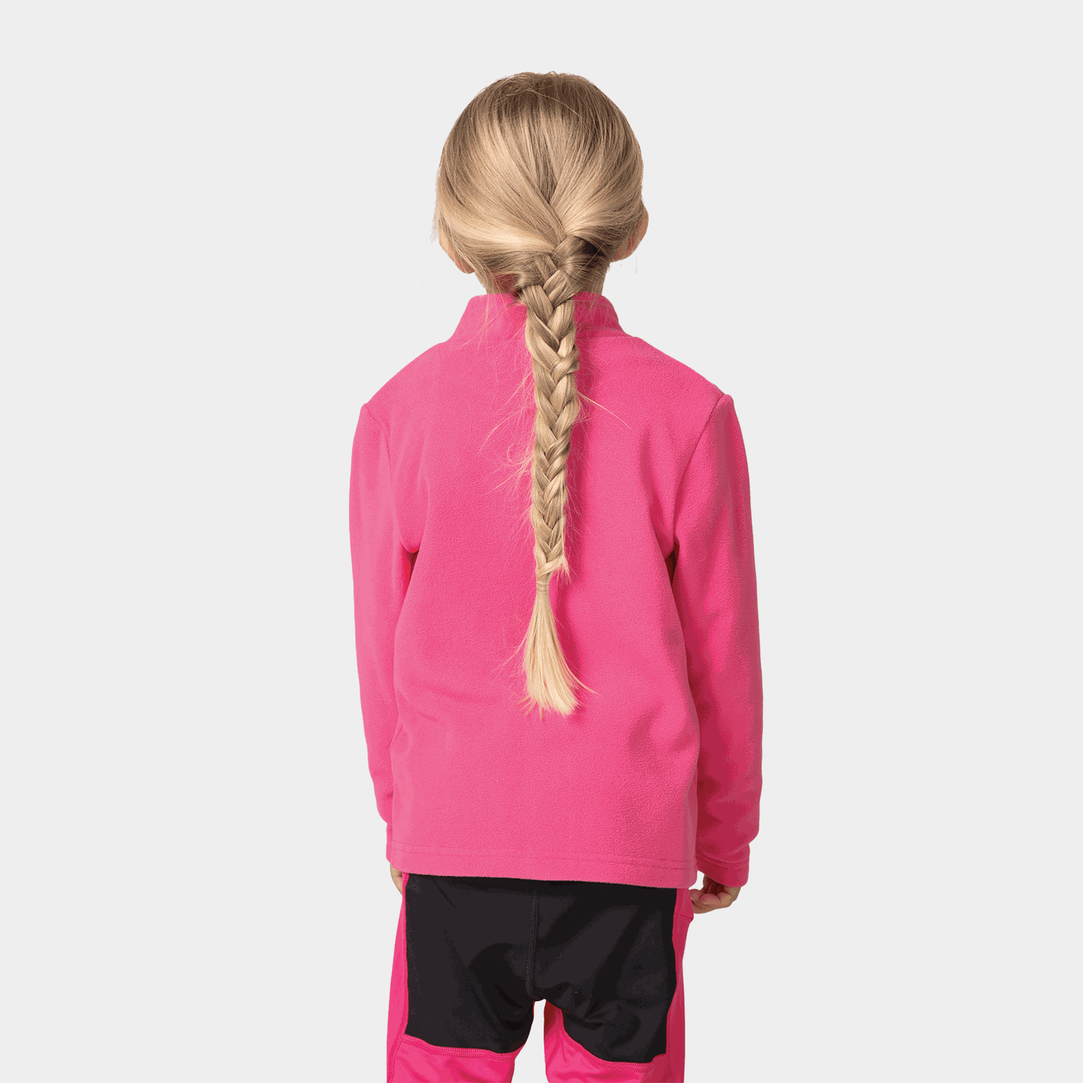 Jaqueta de lã polar com zíper, jaqueta de lã polar infantil