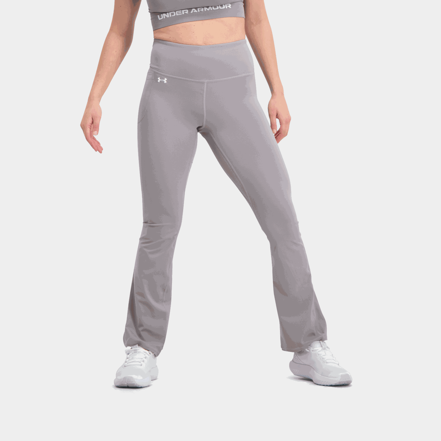 Calça Legging Feminina Motion Flare - Cinza