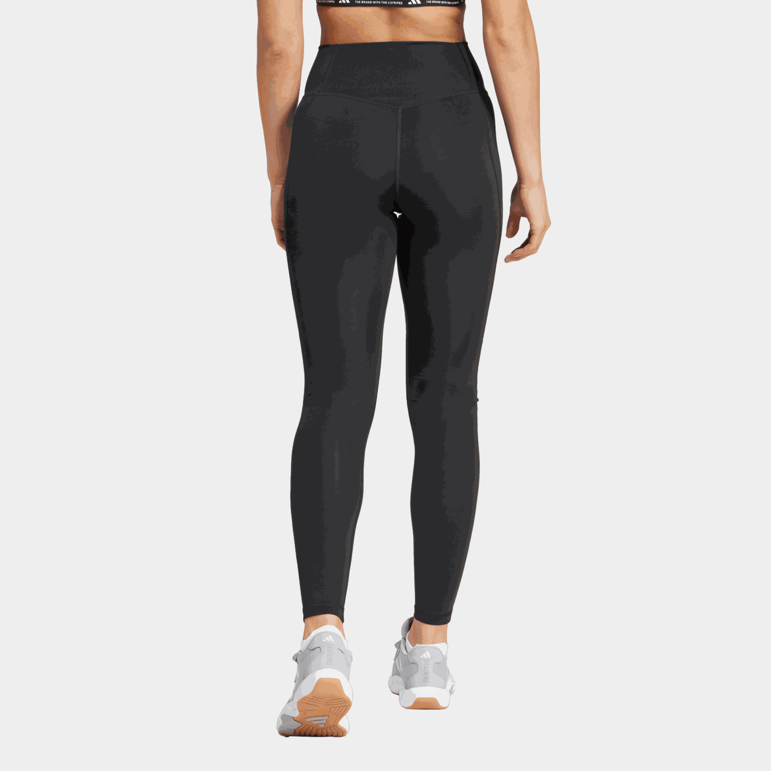 Optime Essentials Damskie długie legginsy z ukrytą kieszenią, legginsy treningowe