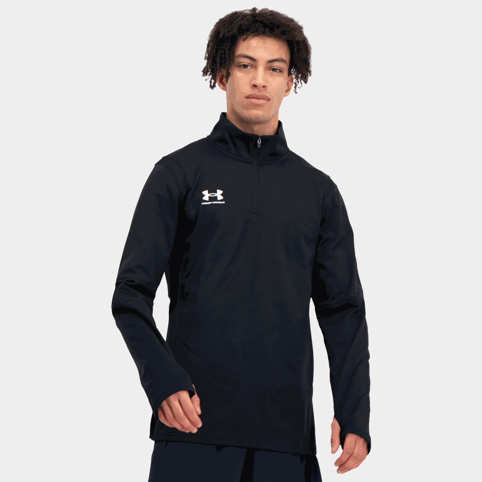 Męska bluza treningowa Challenger Midlayer z kapturem – czarna
