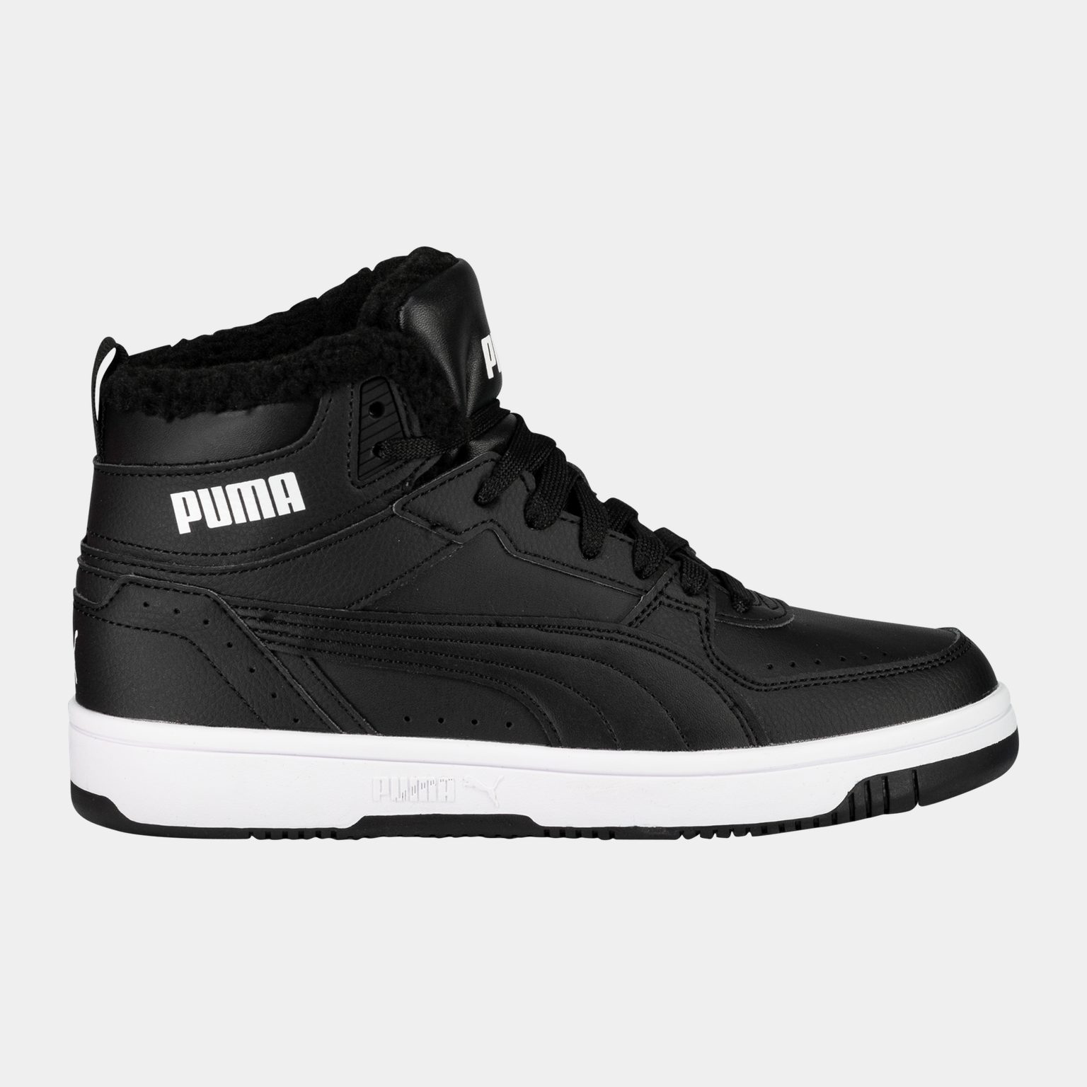  Puma Rebound JOY Fur, baskets d'hiver unisexes - noires
