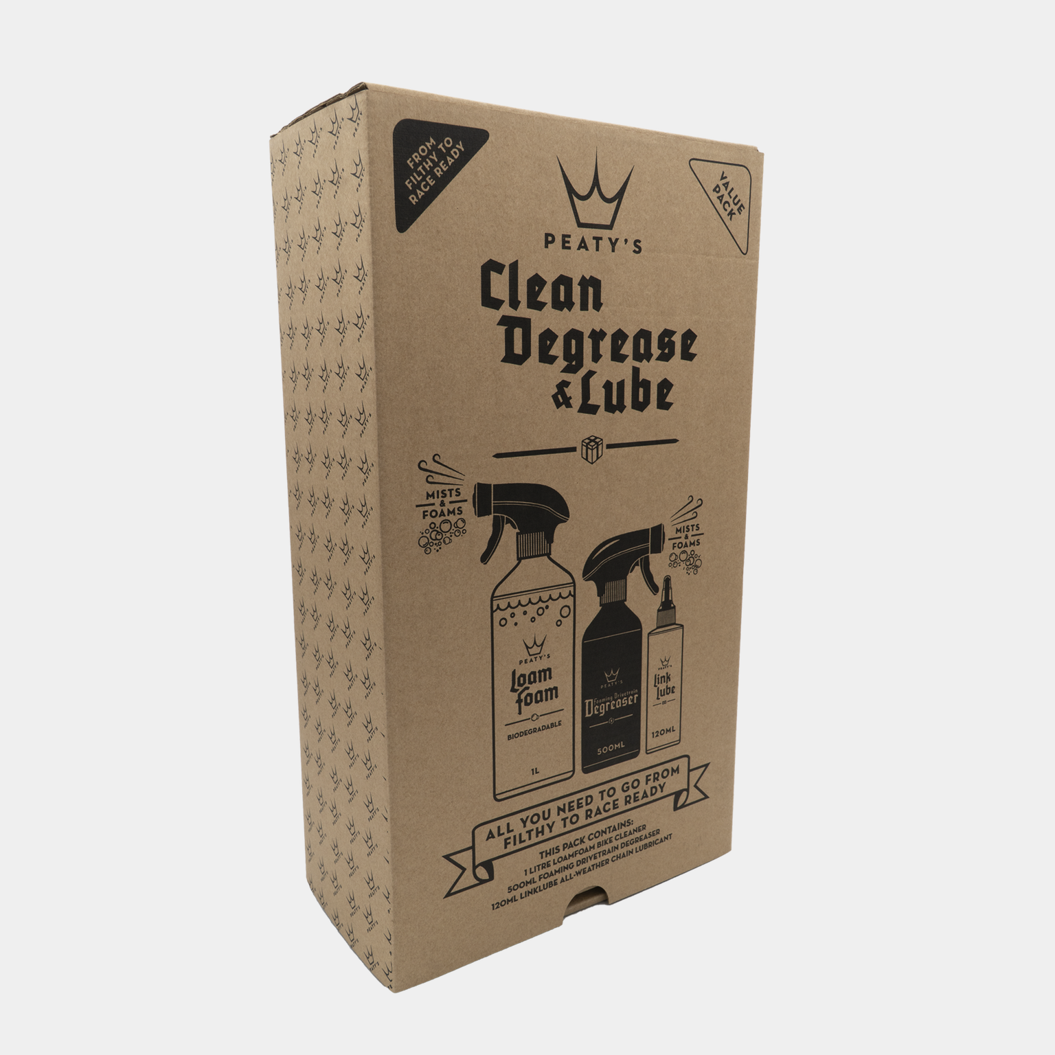 Clean Degrease Lube Gift Pack, rengjøringspakke -