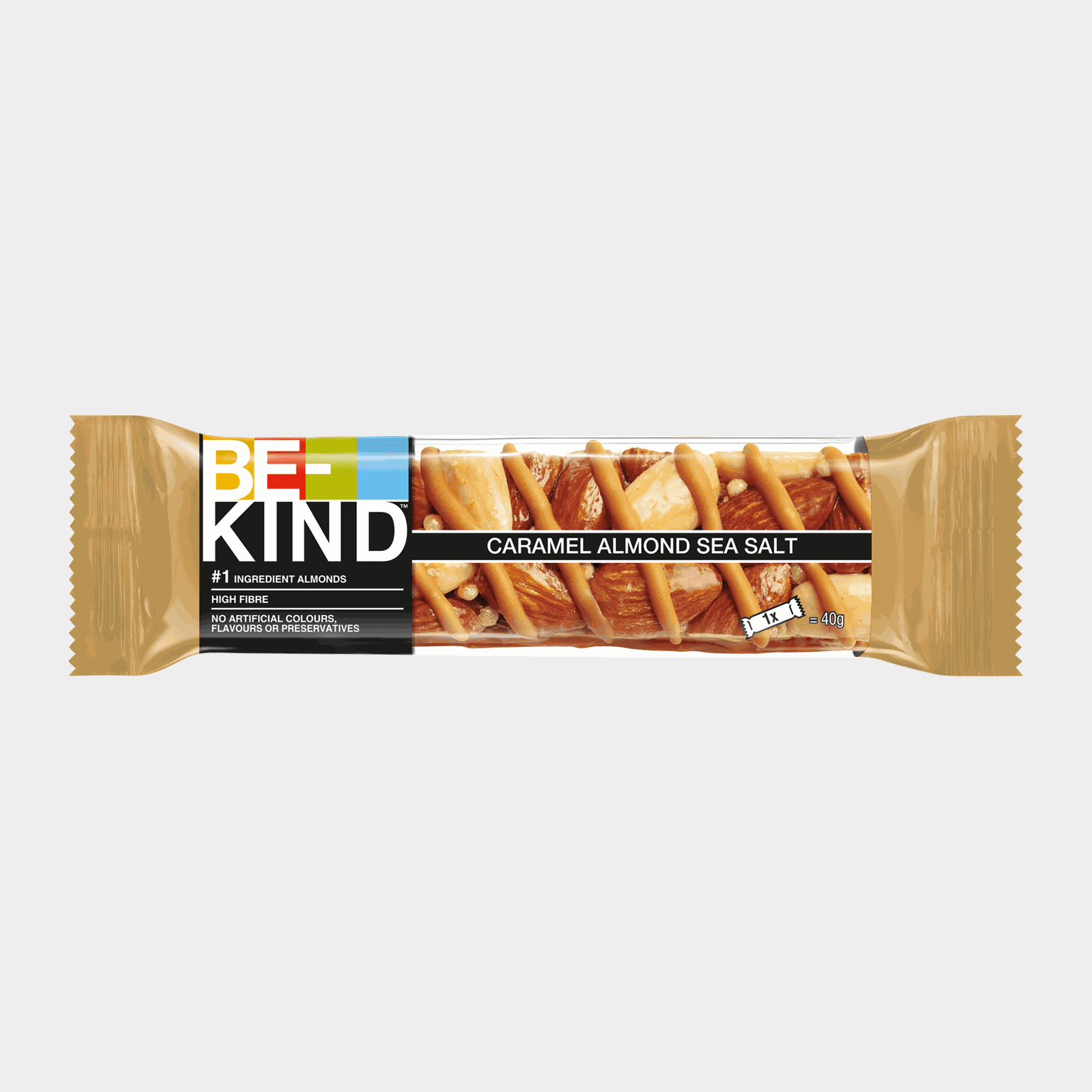Be-Kind Almond & SeaSalt 40 g, energibar -