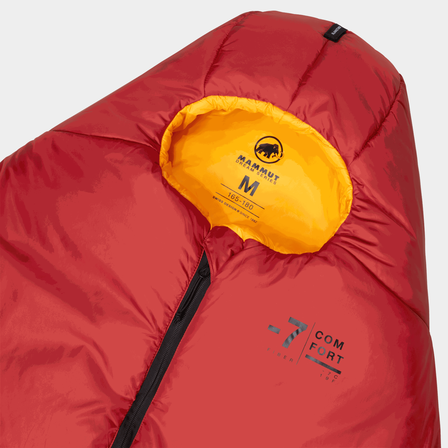 Sacco a pelo Comfort Fiber -7°C, da donna - Rosso