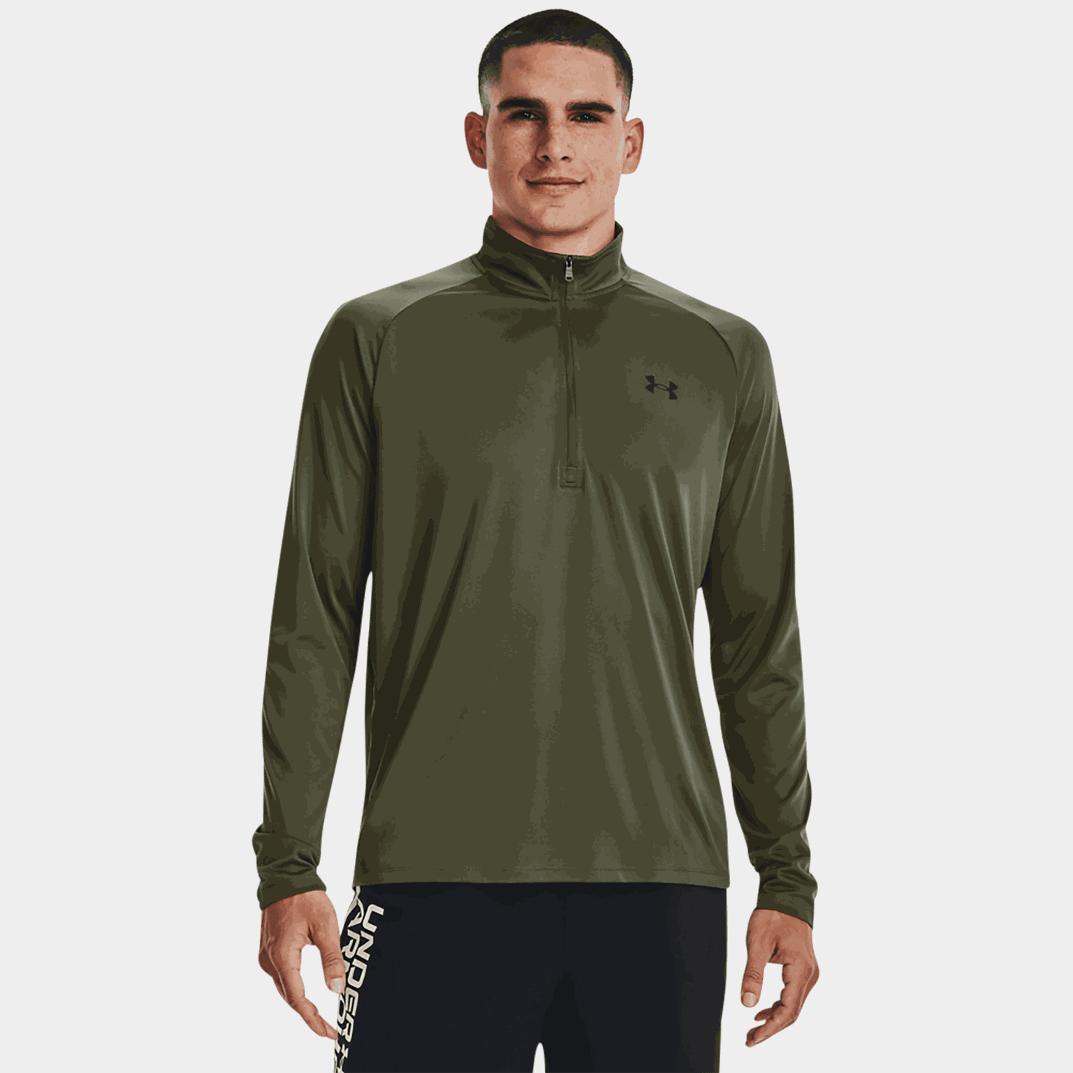 Tech 2.0 1/2 Zip, treningsgenser, herre - Grønn