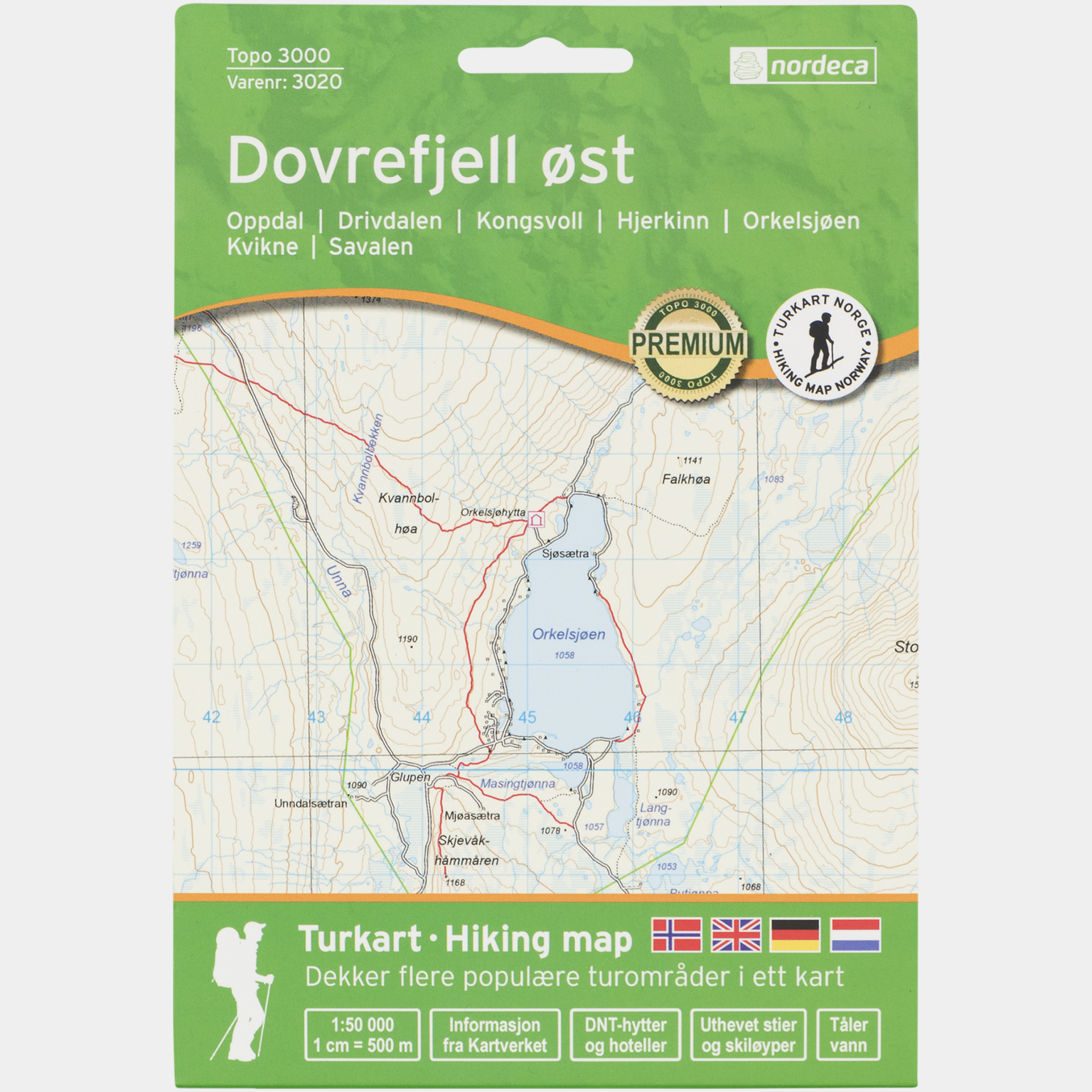 Dovrefjell Wschód 1:50 000 -