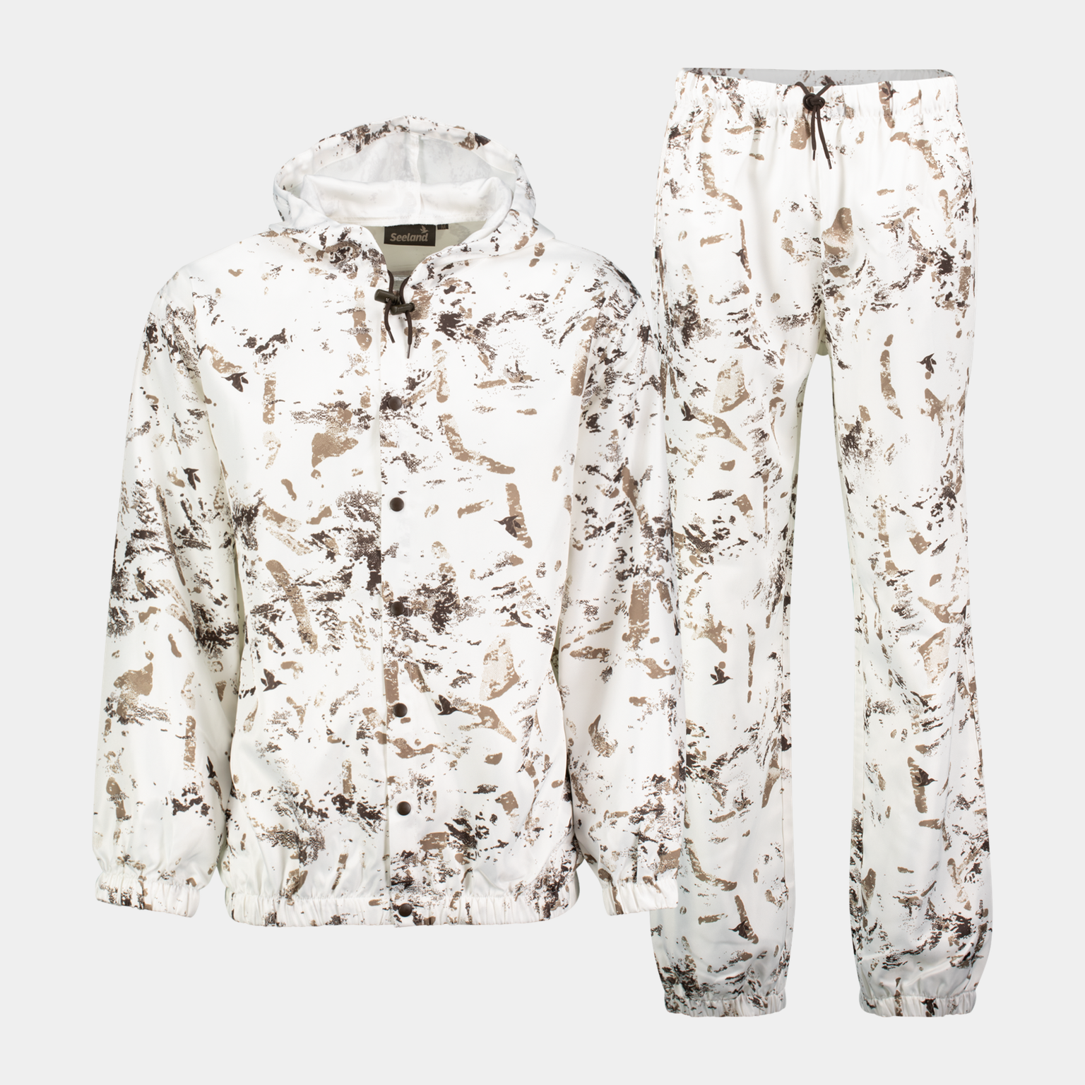  Combinaison de camouflage hivernal, tenue de chasse pour homme – blanche