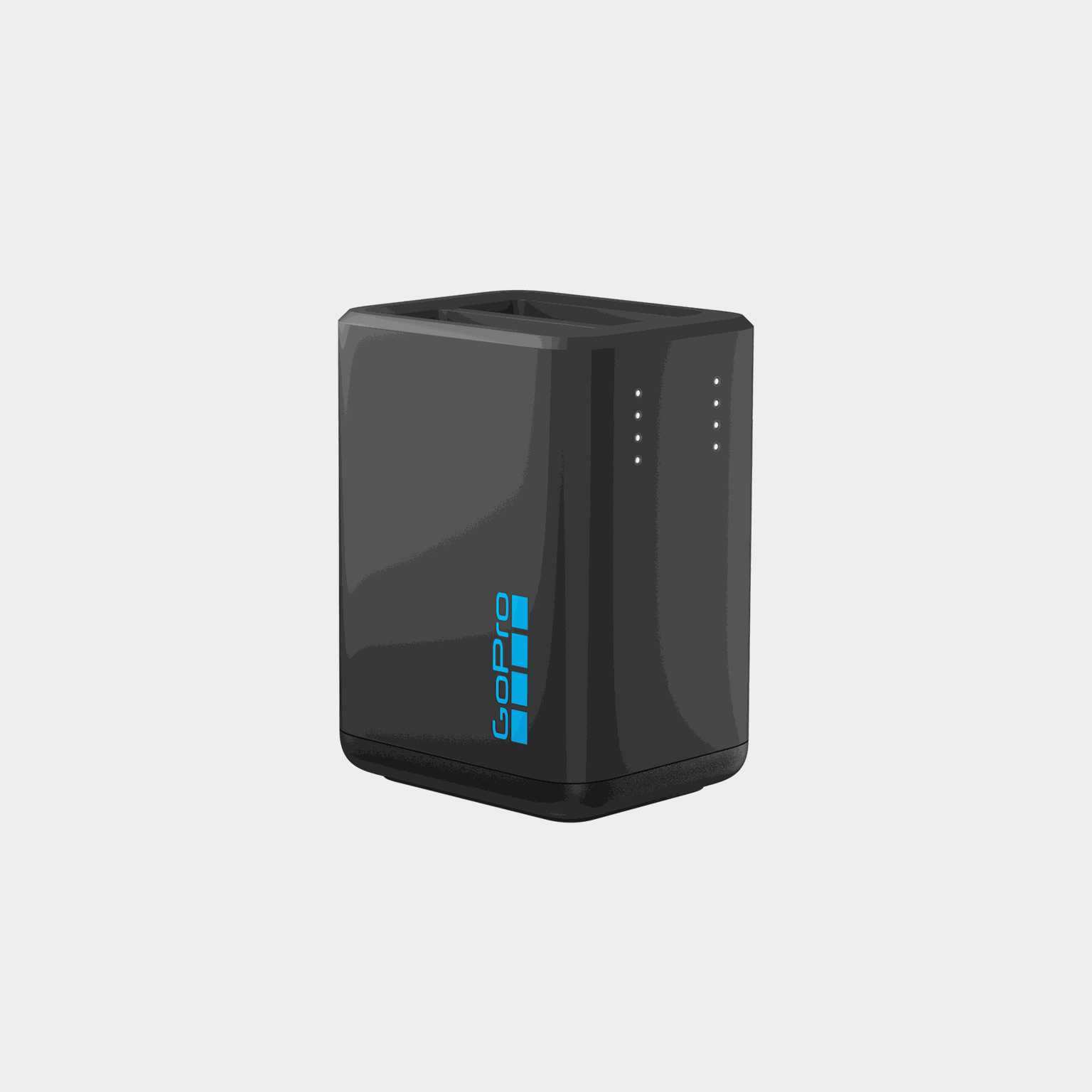 GoPro dubbele acculader, GoPro Enduro dubbele acculader – zwart
