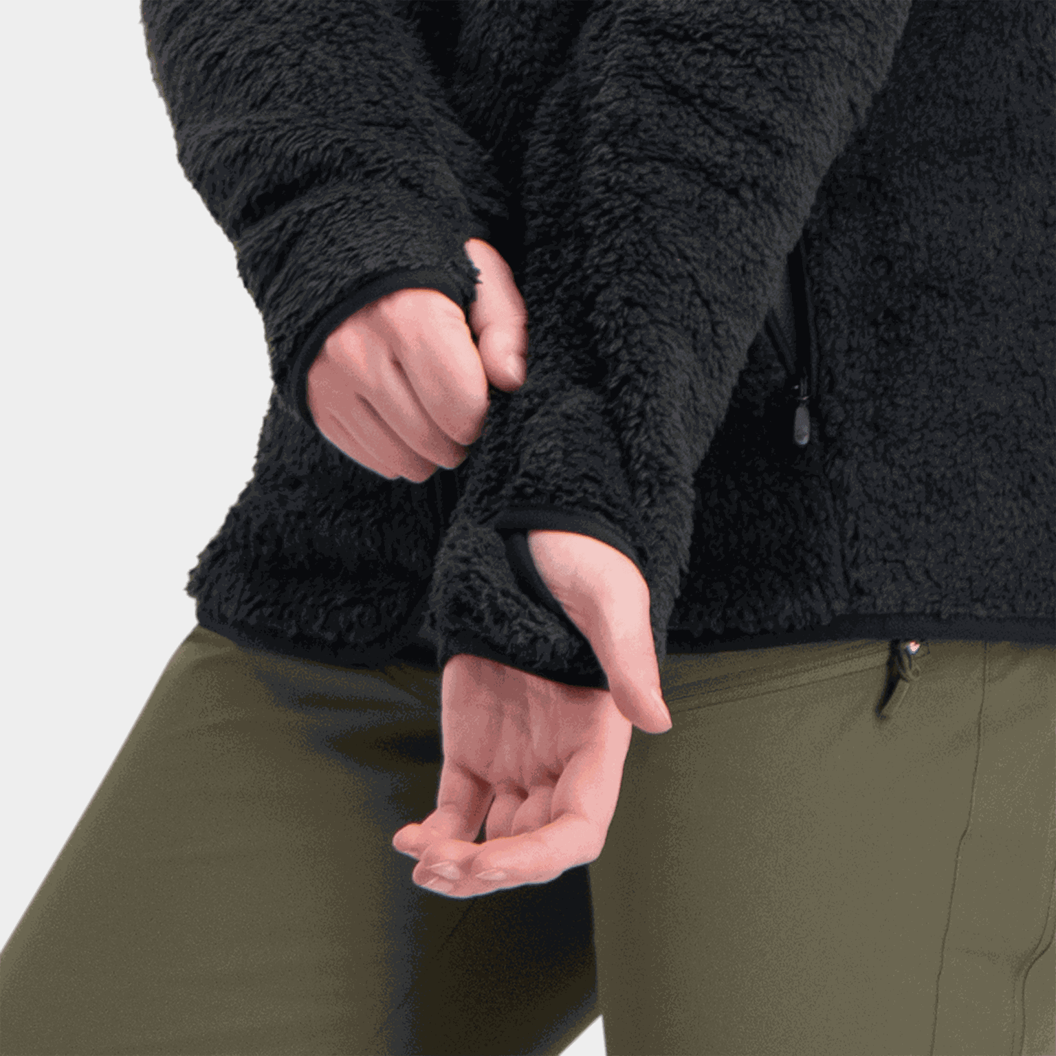  Veste Femund Warm3, veste polaire, femme - noir