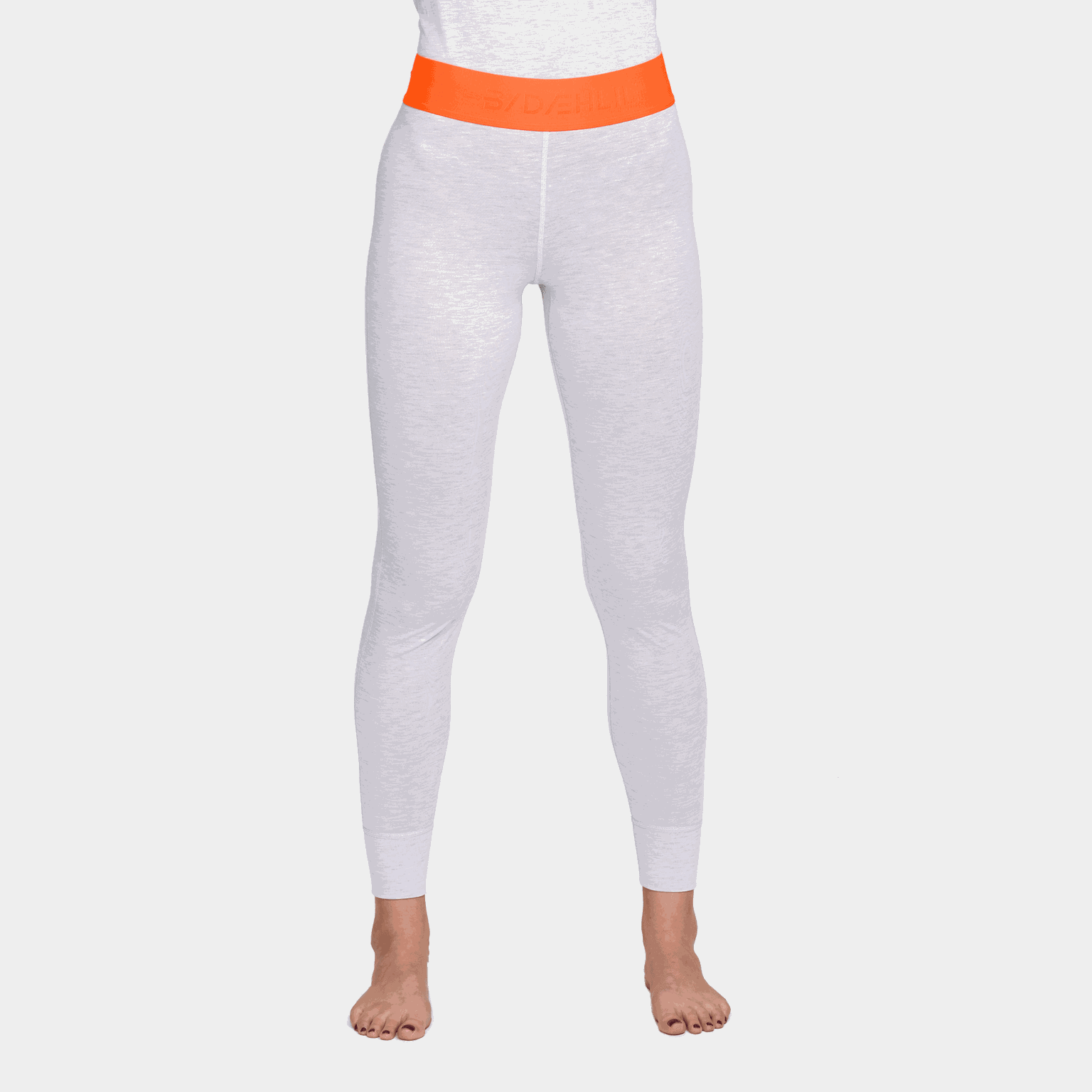 Pantaloni lunghi da donna in misto lana - grigi