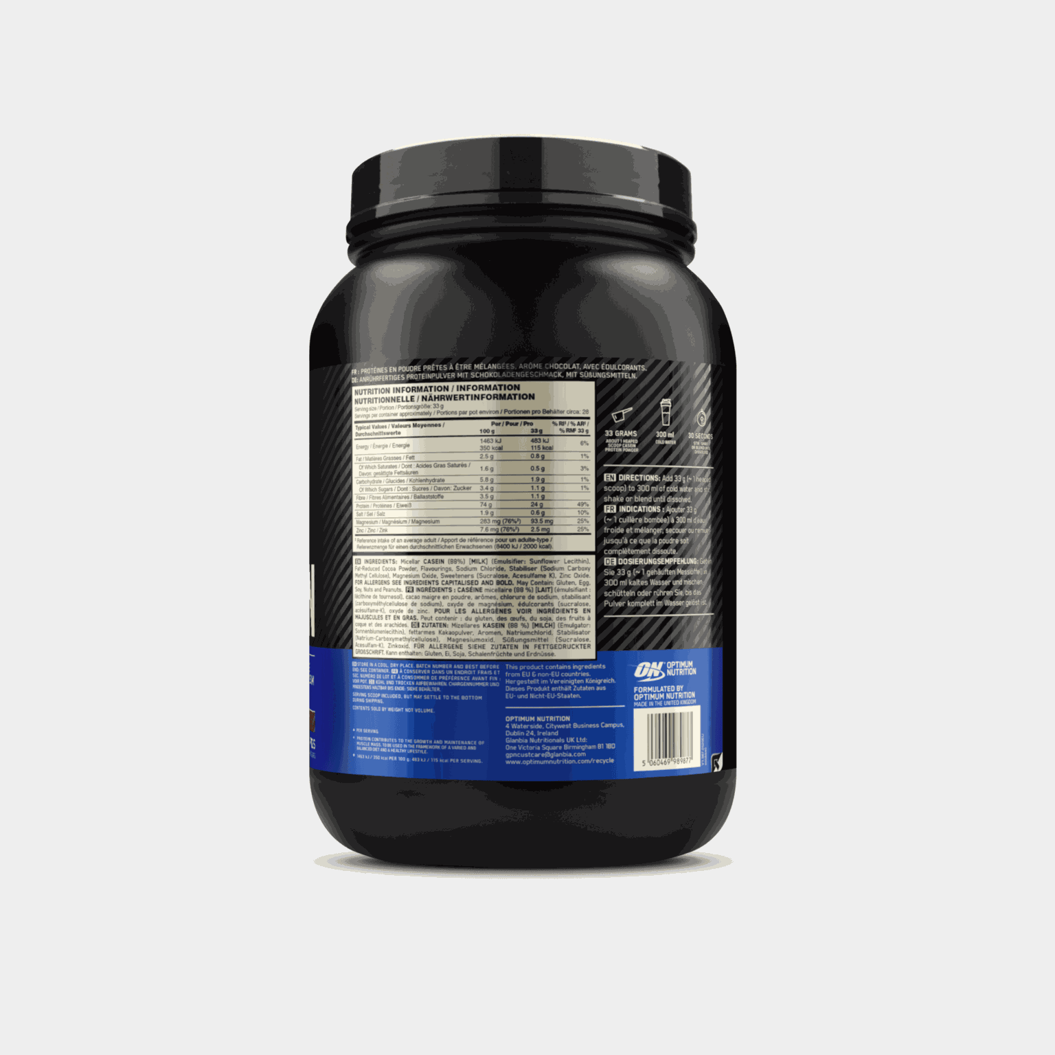  100% Gold Standard Casein Supreme proteinový prášek s čokoládovou příchutí -