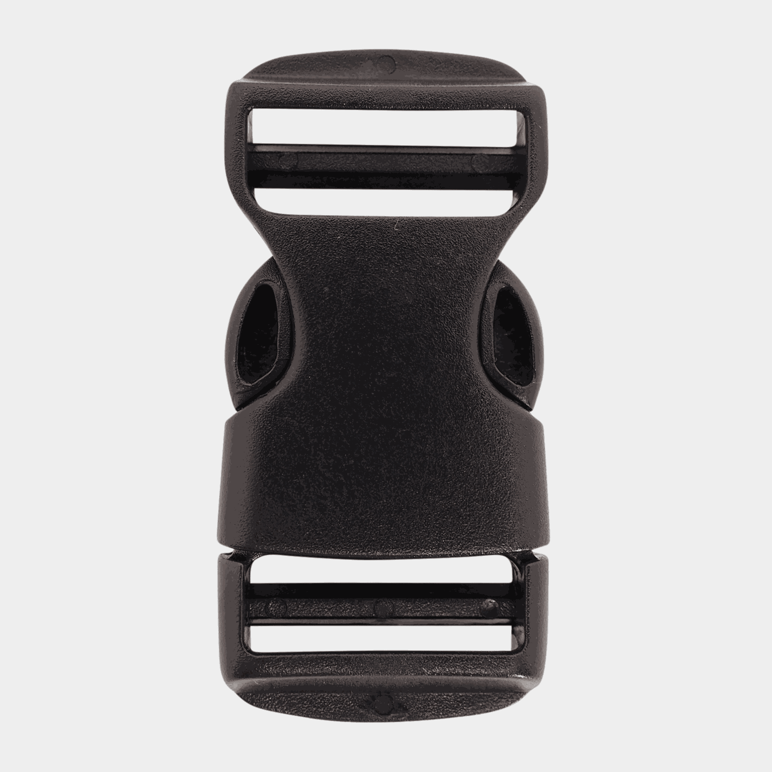 Buckle 25Mm Side Release Black, reserveklips - Svart