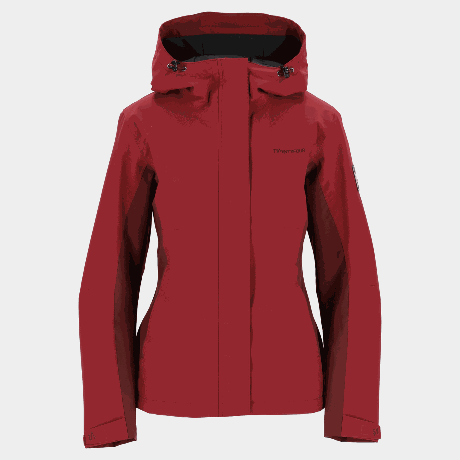 Casaco feminino Tind 2L, jaqueta externa - vermelho