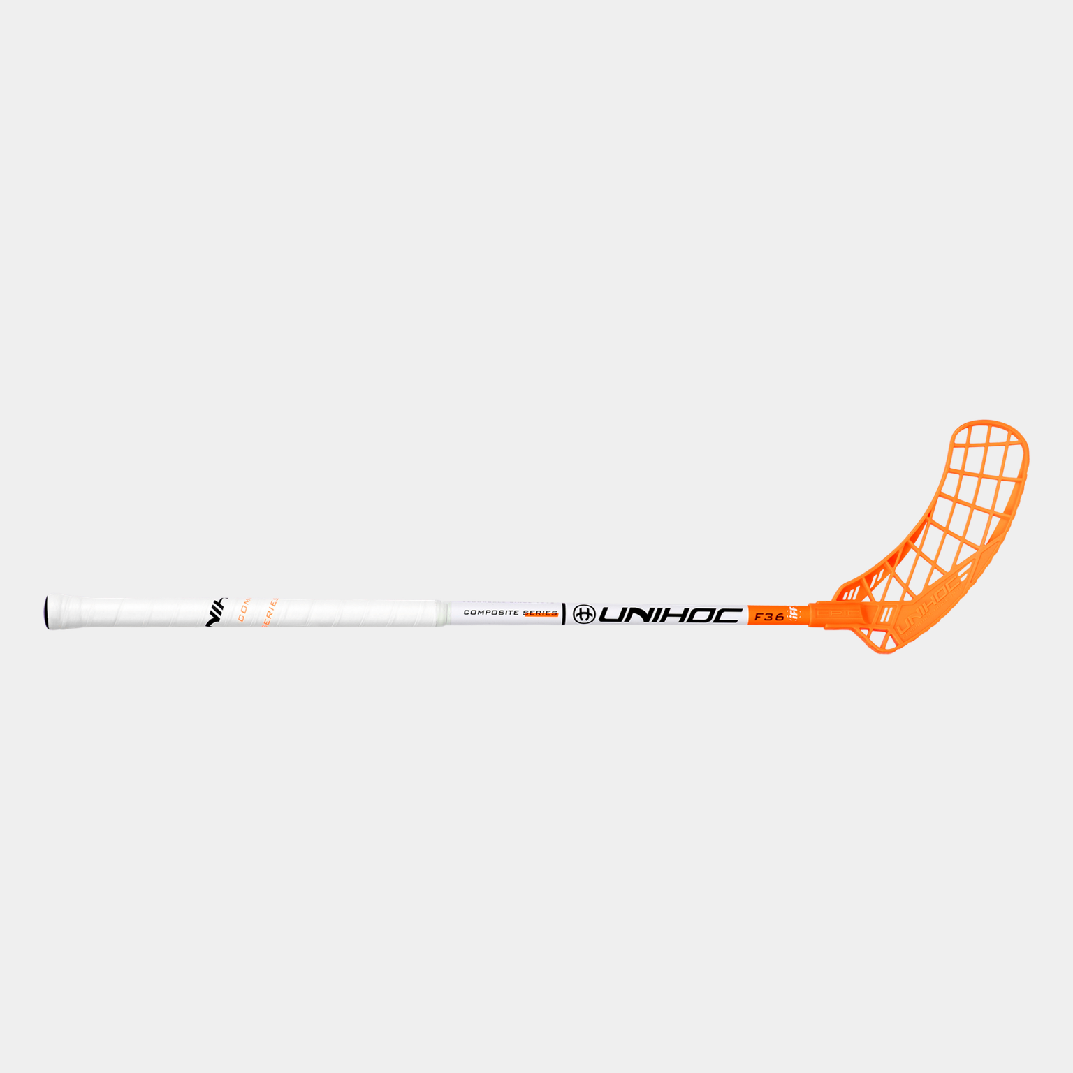 EPIC YOUNGSTER Composite 36 Junior Floorball Racket - JR 22/23 - Wit